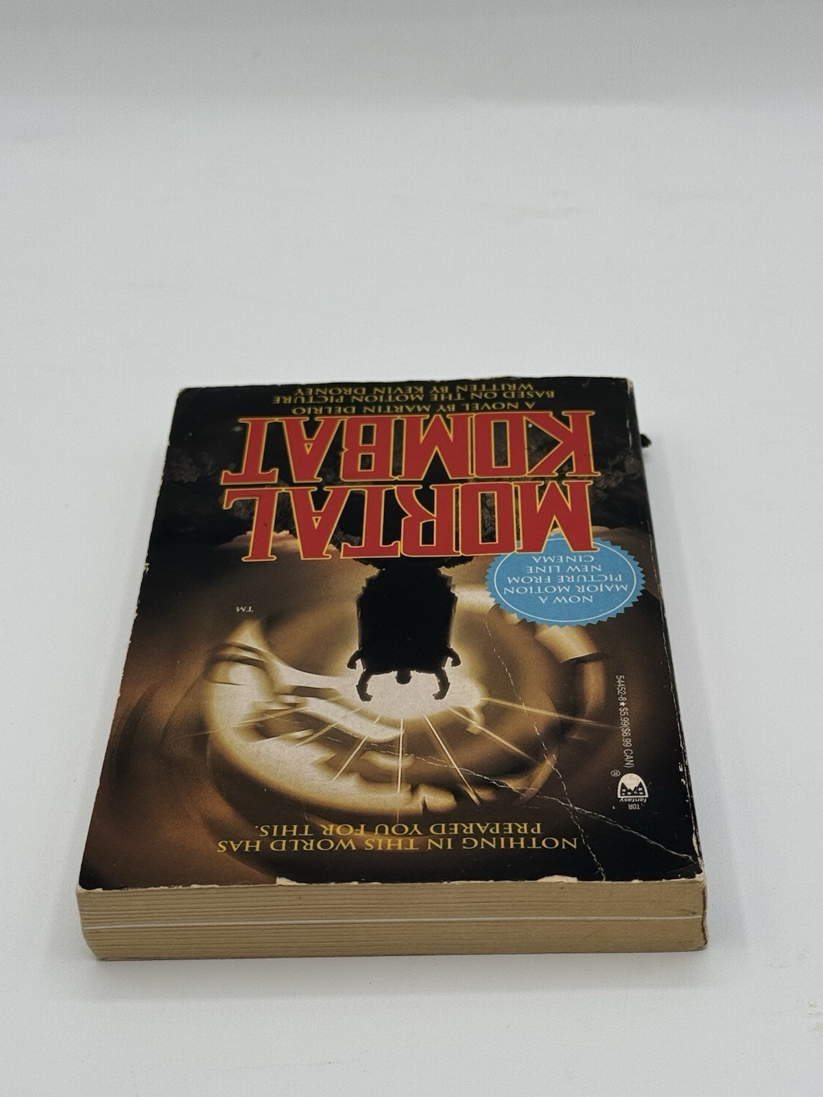 Mortal Kombat Movie Novel Martin Delrio 1995 Paperback New Line Cinema Tie-In