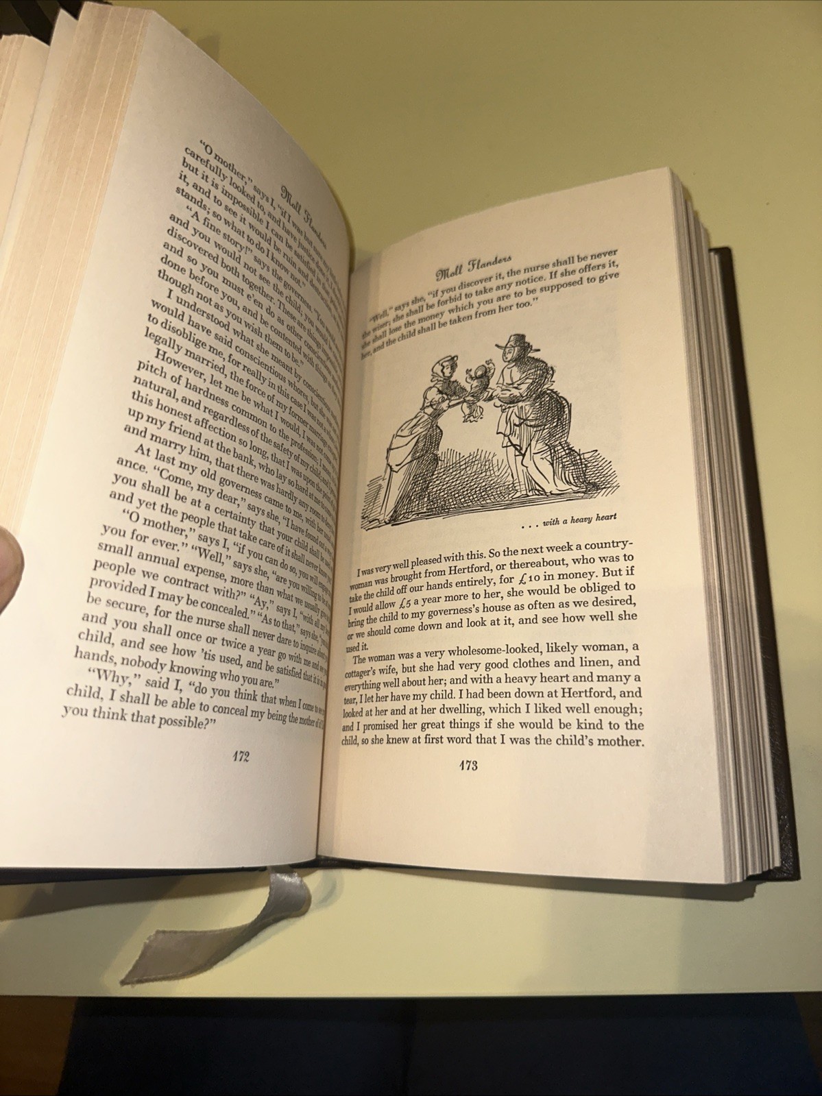 THE EASTON PRESS MOLL FLANDERS DANIEL DEFOE HC COLLECTIBLE DECOR BOOK S8