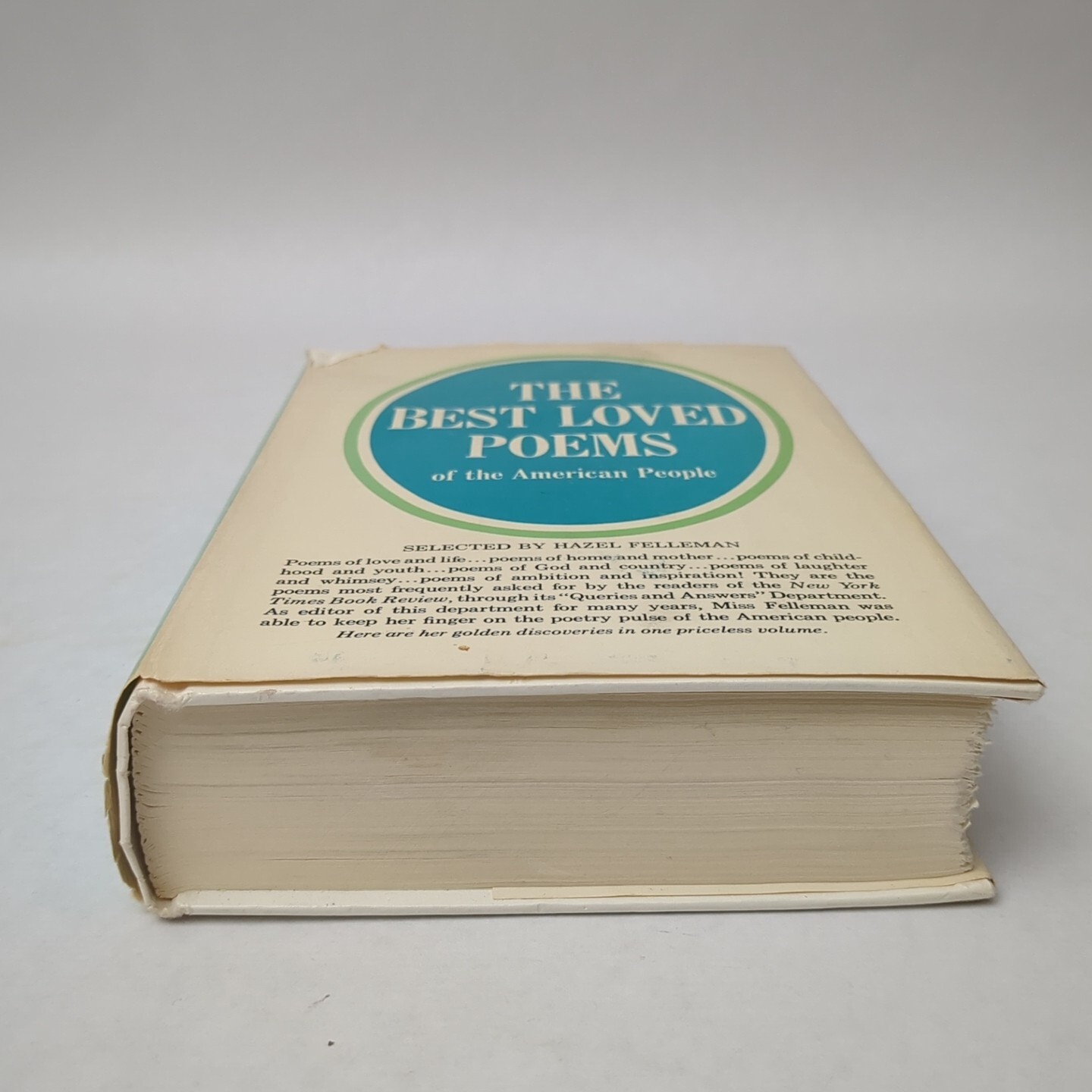 Best Loved Poems of the American People Hardcover Hazel Felleman
