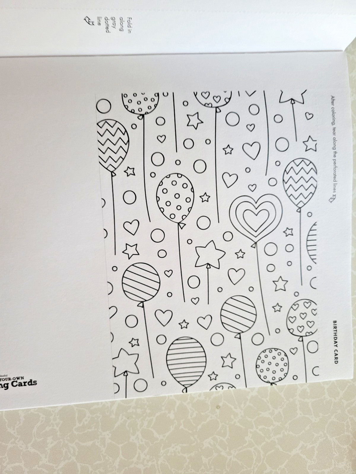 COLOR YOUR OWN GREETING CARDS Create 27 Fun & Festive Cards – Children & Adult