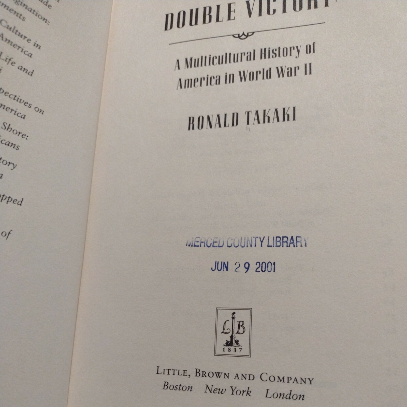 Double Victory : A Multicultural History of America in World War II by Ronald T…