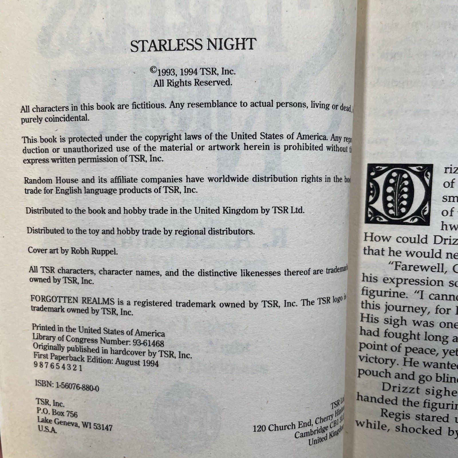 Legacy Of The Drow – Original TSR Set – Legend Of Drizzt – RA Salvatore