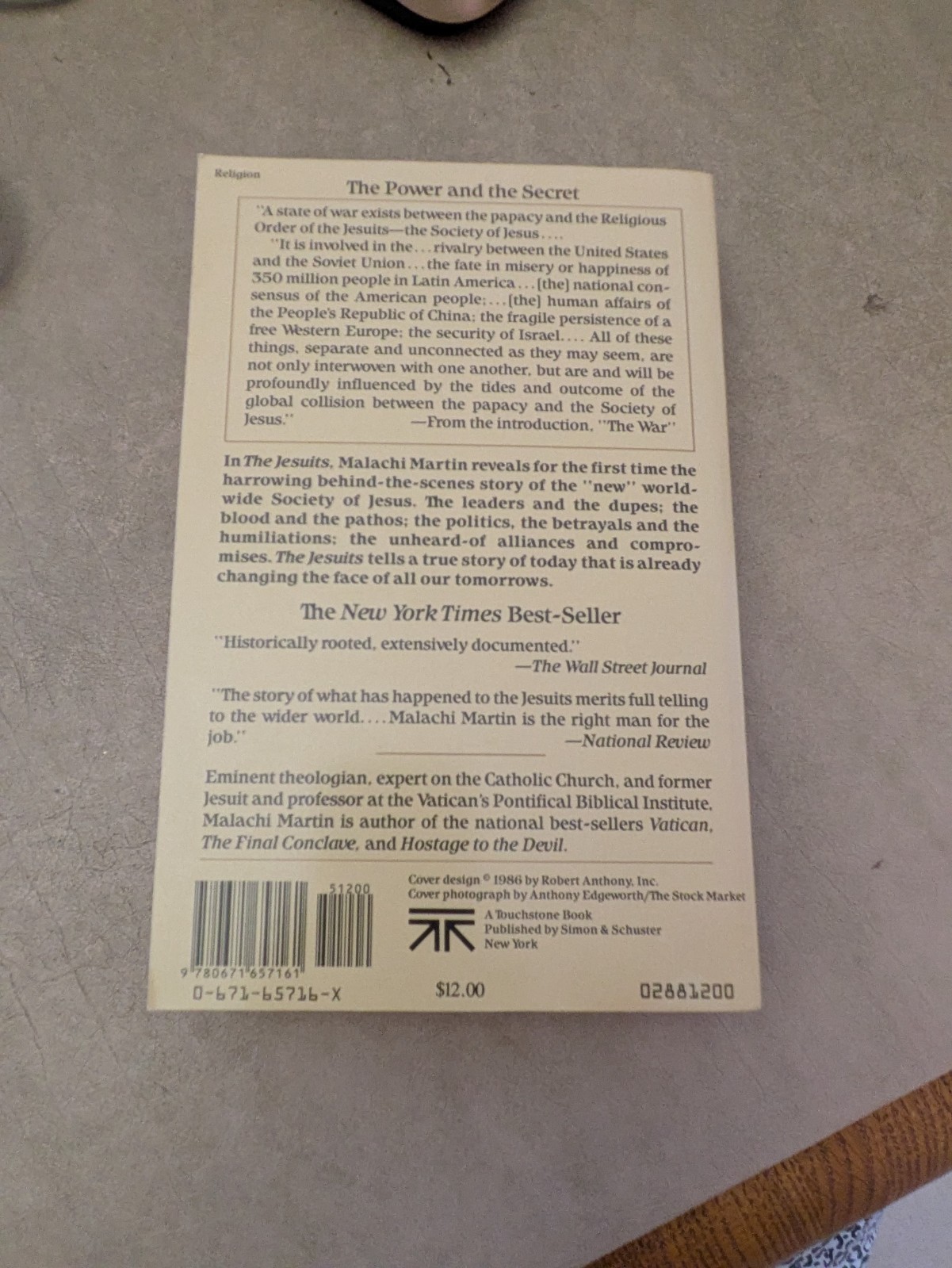The JESUITS ~ Society Of Jesus and the Betrayal of the Church By MALACHI MARTIN