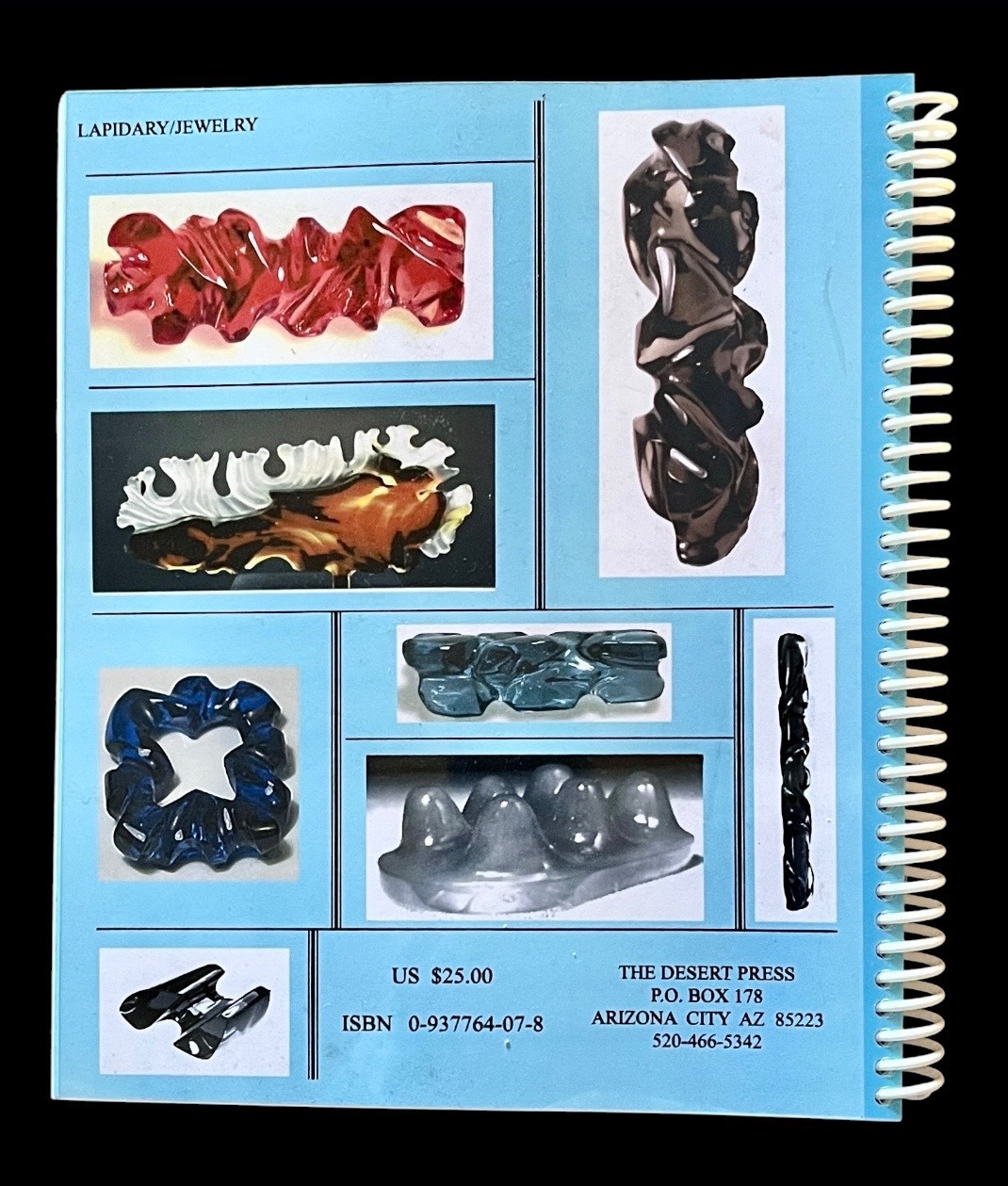 LAPIDARY CARVING FOR CREATIVE JEWELRY~ 3rd Ed ~2003 ~ HENRY HUNT ~Excellent RARE