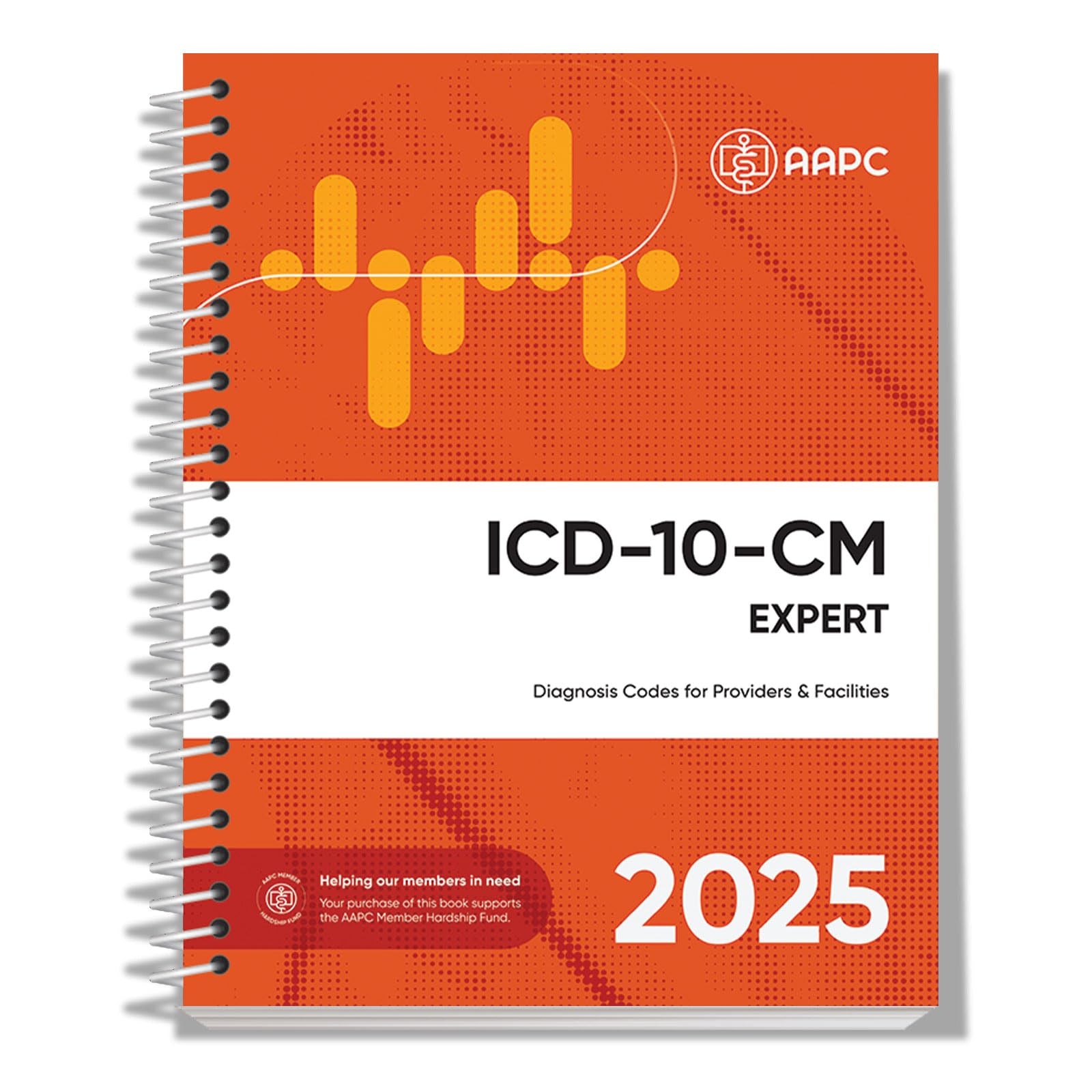 ICD-10-CM COMPLETE CODE SET 2025 BY Aapc SPIRAL_BOUND **GOOD**