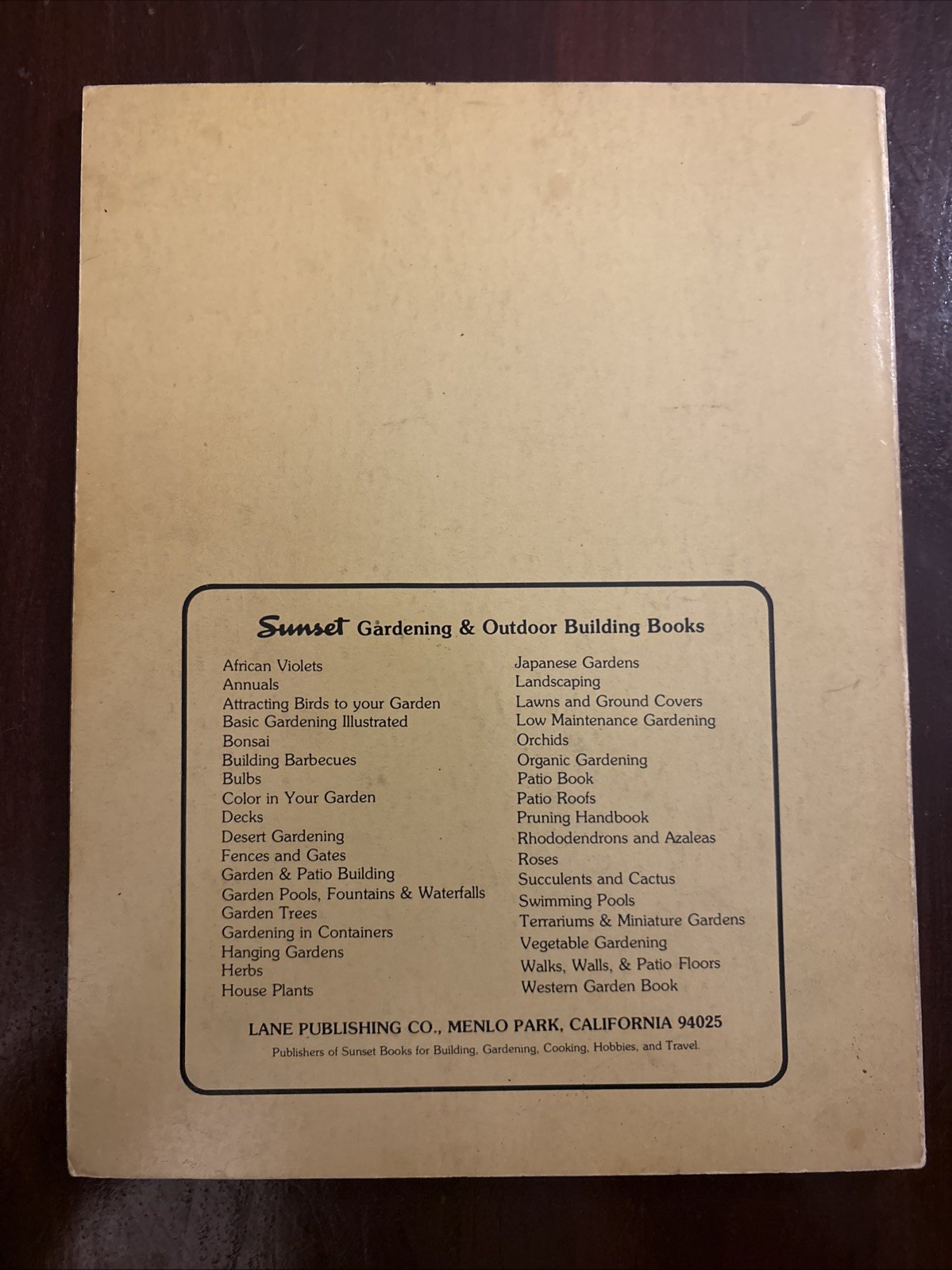 Sunset Magazine Ideas For Landscaping Gardening Guide 1974 Vintage Lawncare