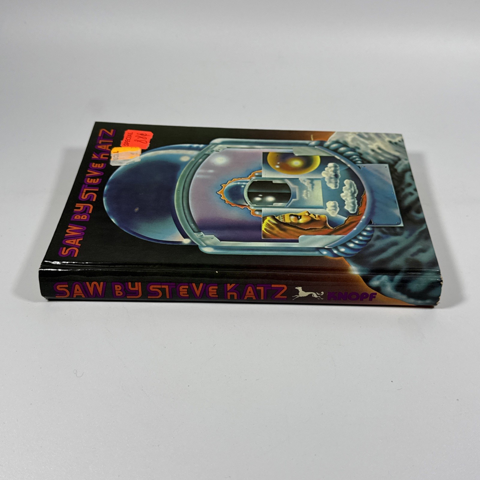 Saw By Steve Katz Hardcover First Edition 1972 Borzoi Book USA SCI Fi