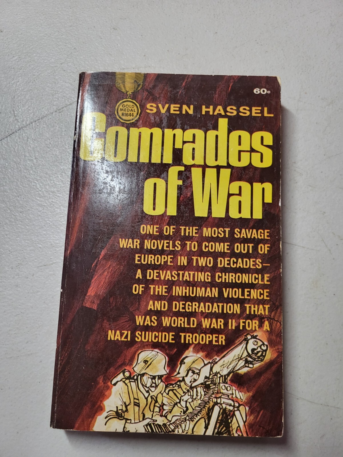 Comrades of War by Sven Hassel 1963 Fawcett Paperback R1368 Good Shape