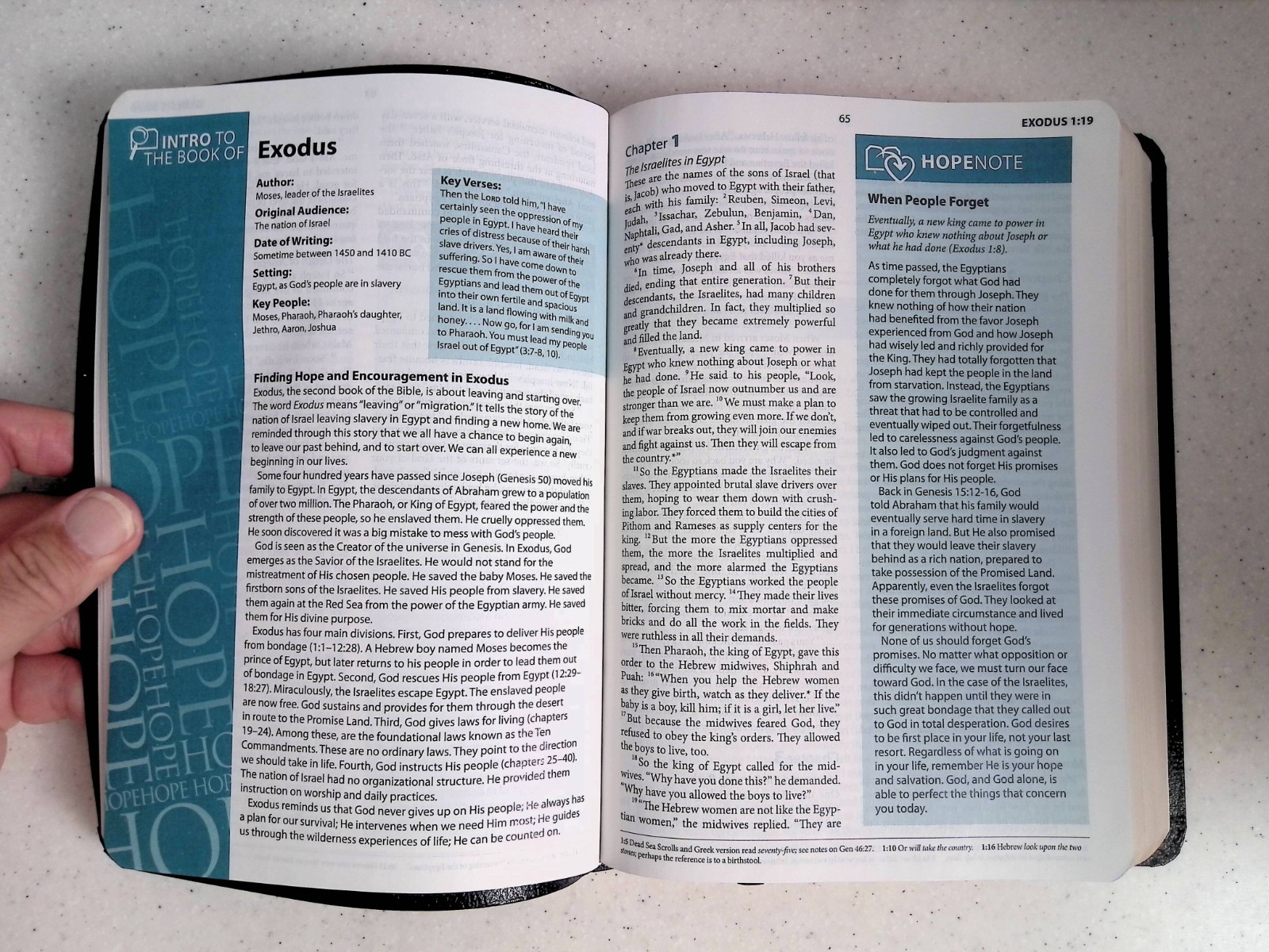Hope for Today Bible – Notes/Encouragement by Joel & Victoria Osteen, Free Press