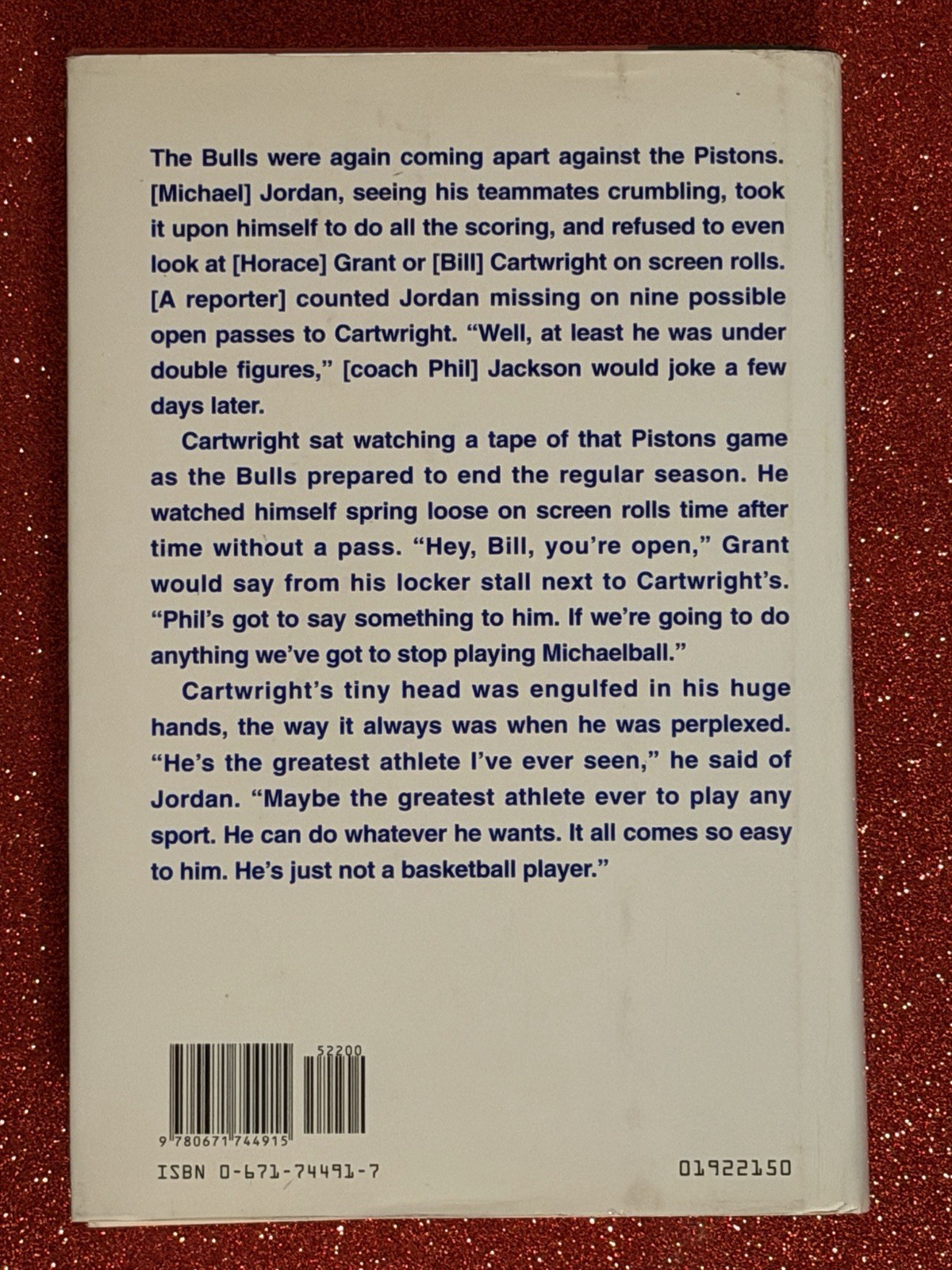 THE JORDAN RULES by SAM SMITH First Edition HARDCOVER 1992 *MICHAEL JORDAN *RARE