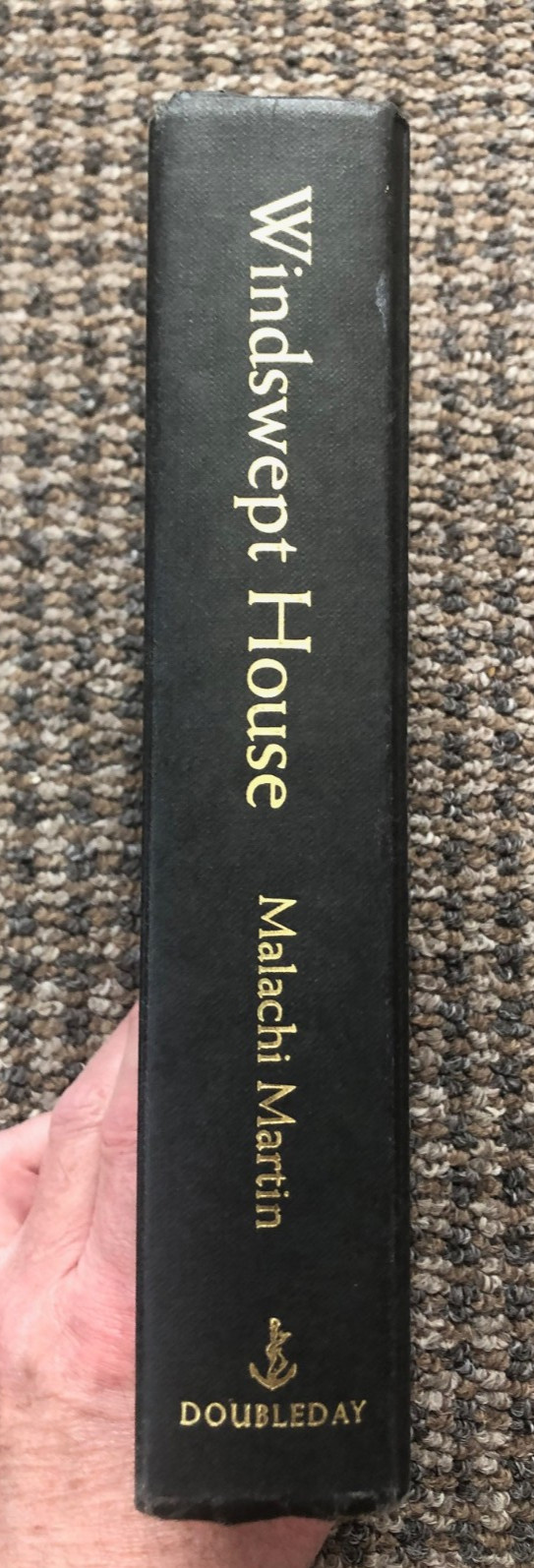 SIGNED 1ST ED HC Malachi Martin’s novel of Vatican intrigue, “Windswept House”