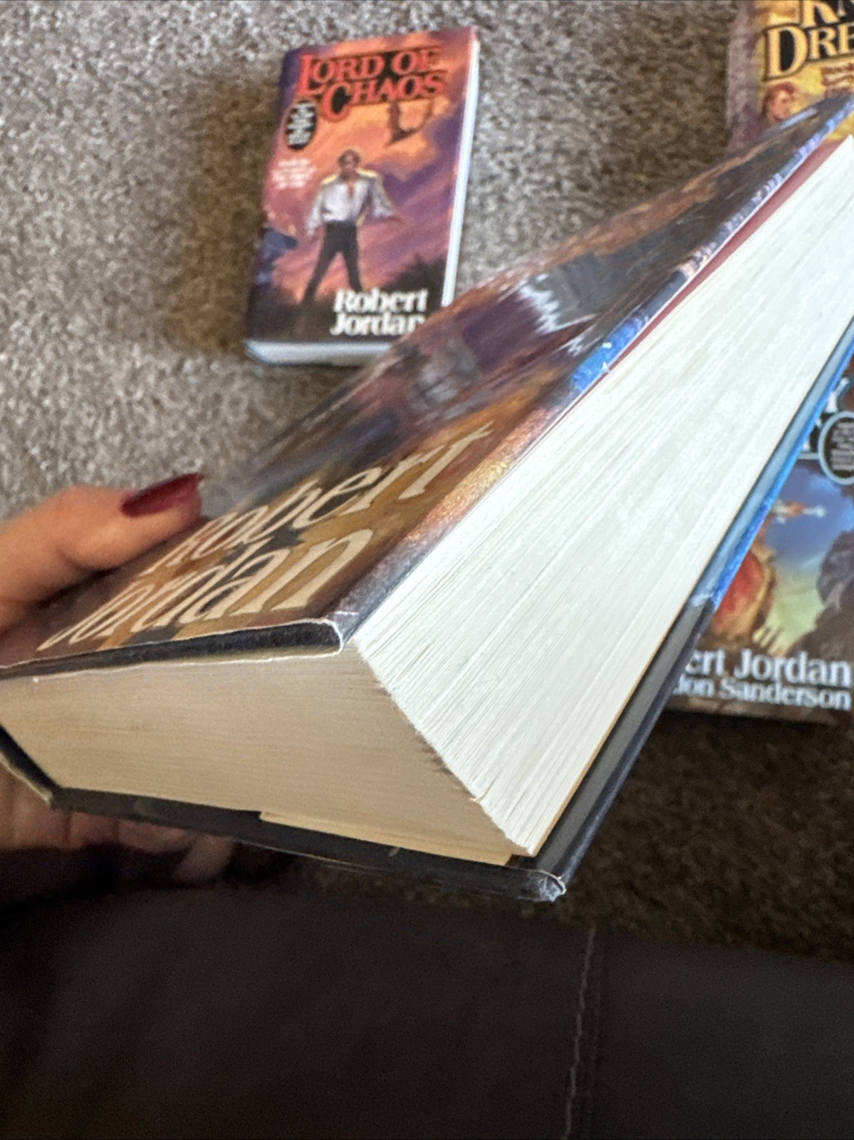 Robert Jordan Wheel of Time Books 6, 7, 8, 11 & 14 Final Print (Lot-5) Hard Back