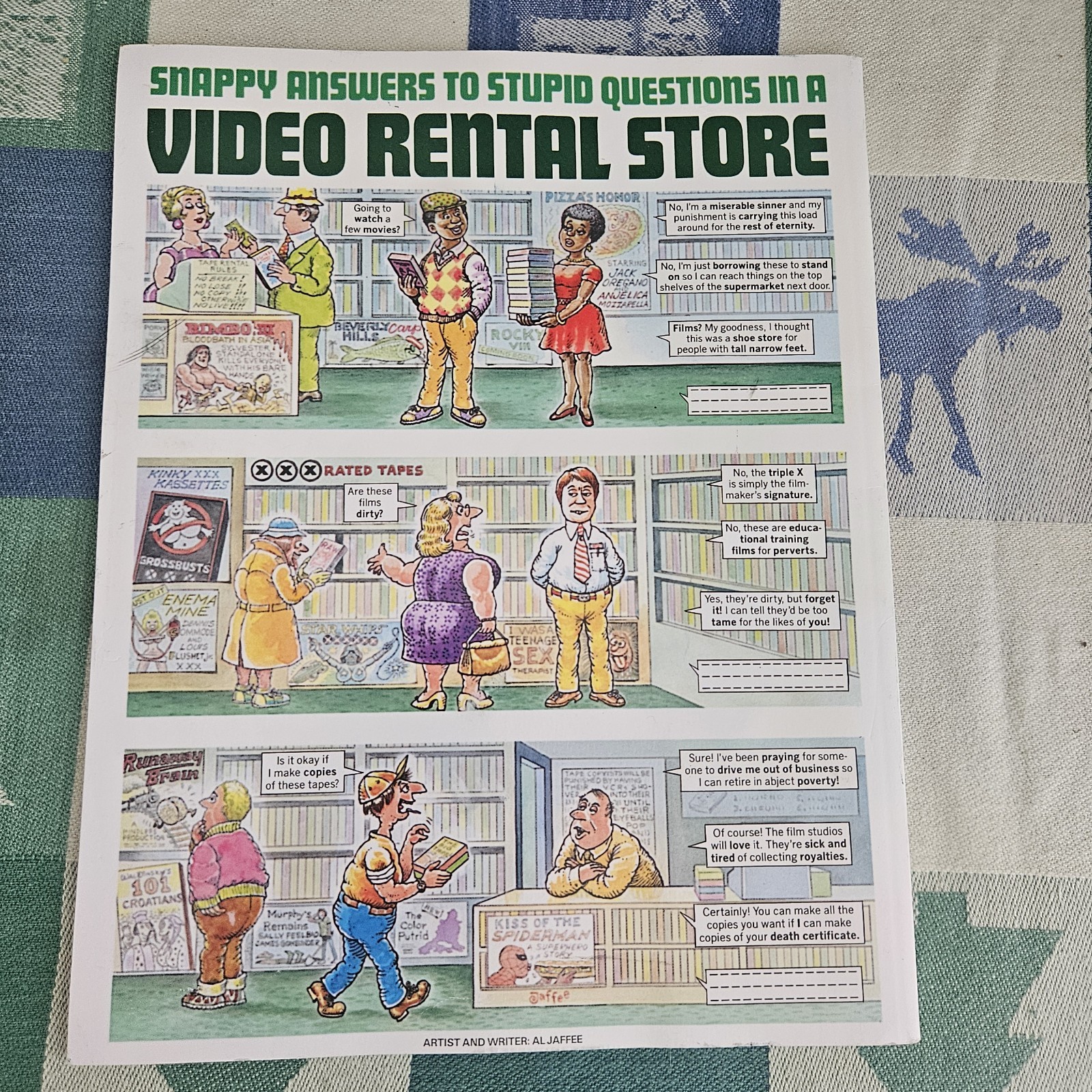 Mad Spoofs The 80S Special Collector’s Edition Magazine Comic Book- Al Jaffee
