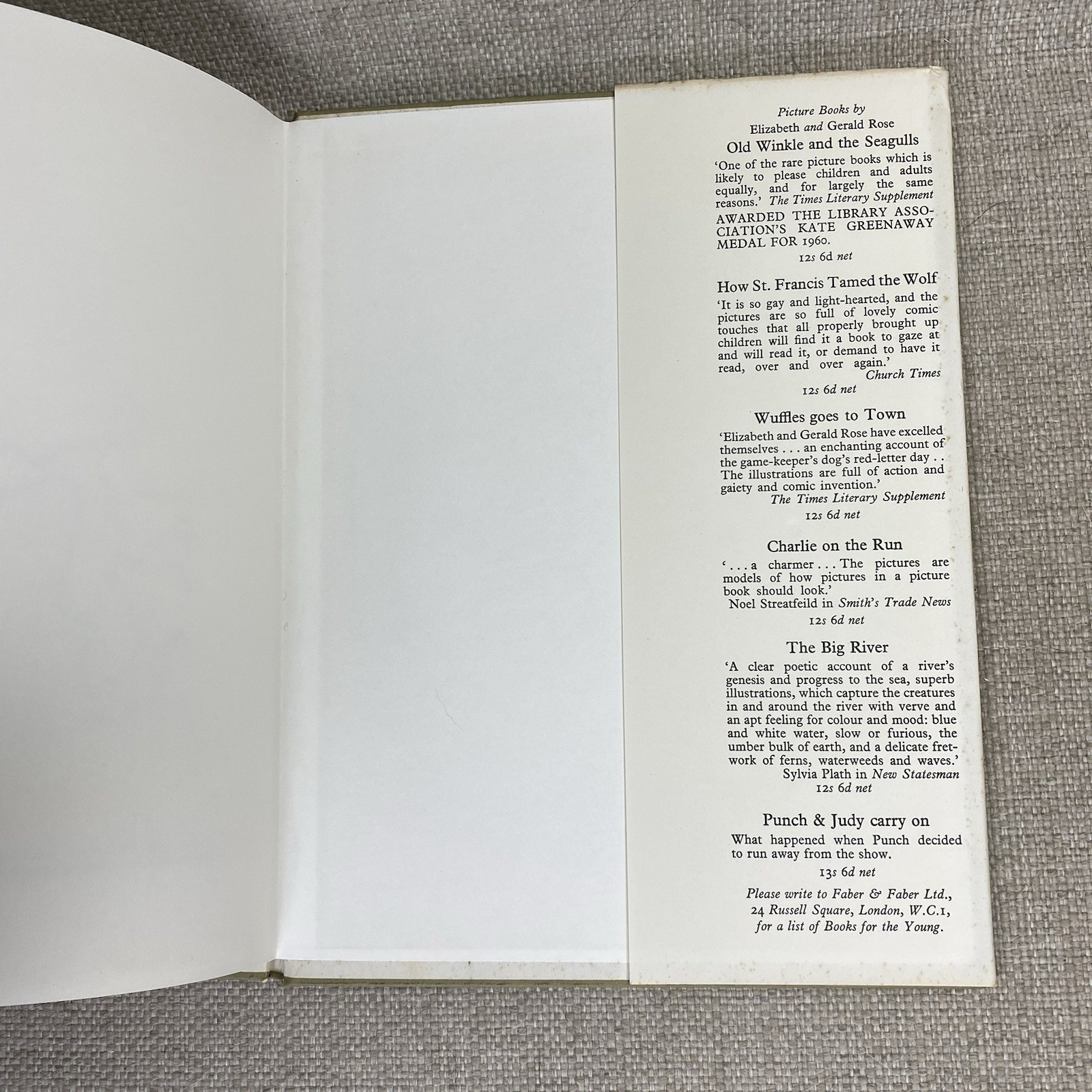 The Story of William Tell by Aliki 1960 HC DJ Good Condition