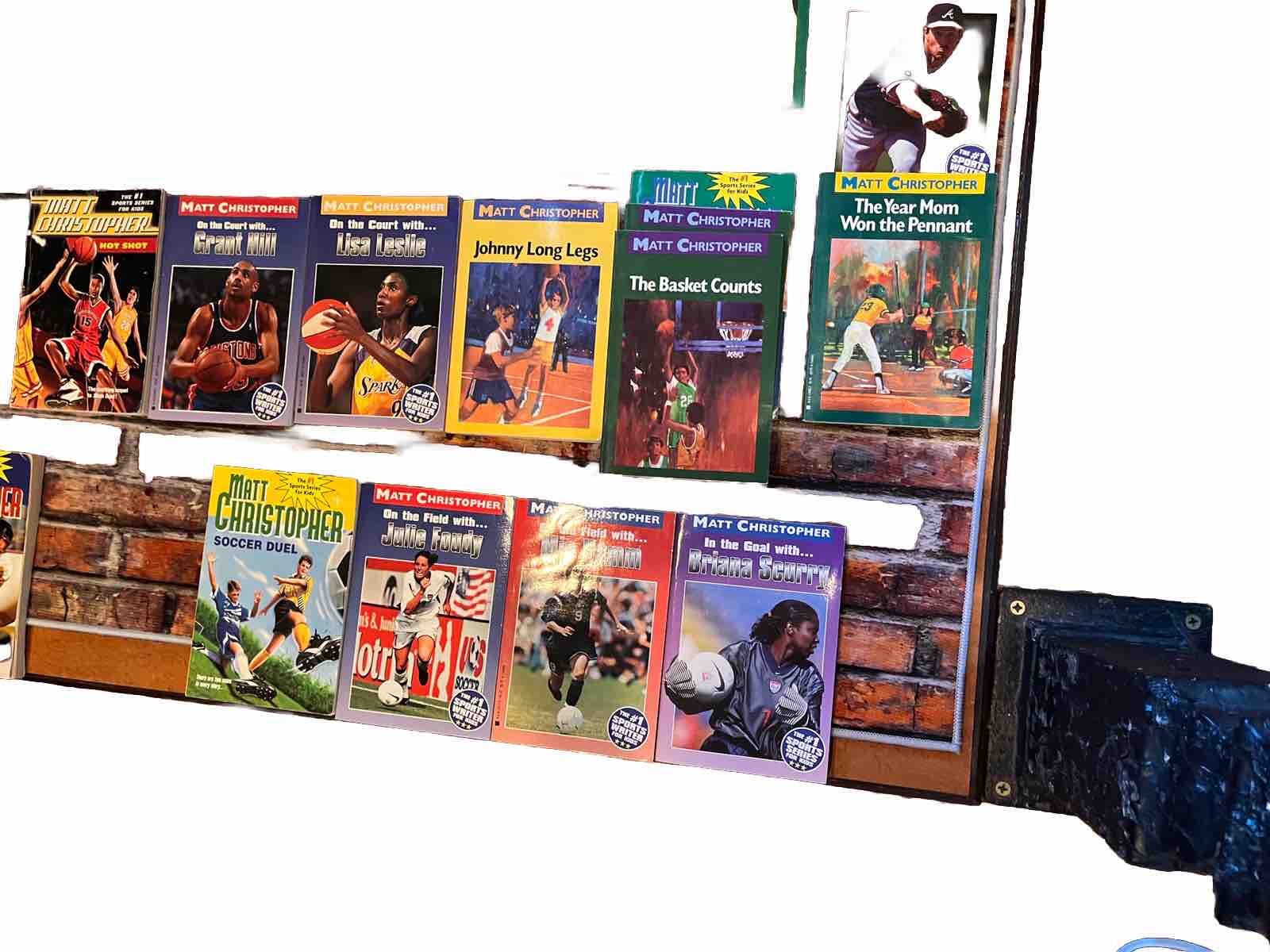 LOT OF 67 Vintage SPORTS SERIES CHAPTER BOOKS📕Children, Kids✍️Matt Christopher