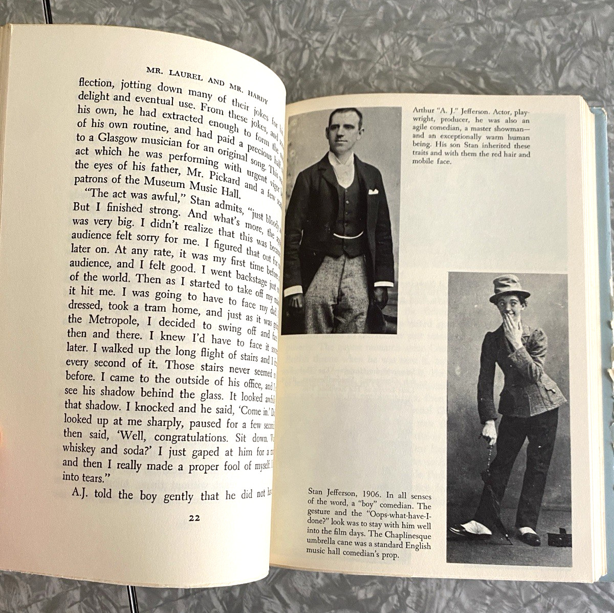 Mr. Laurel and Mr. Hardy John McCabe 1966 Edition HC DJ Dick Van Dyke Foreword