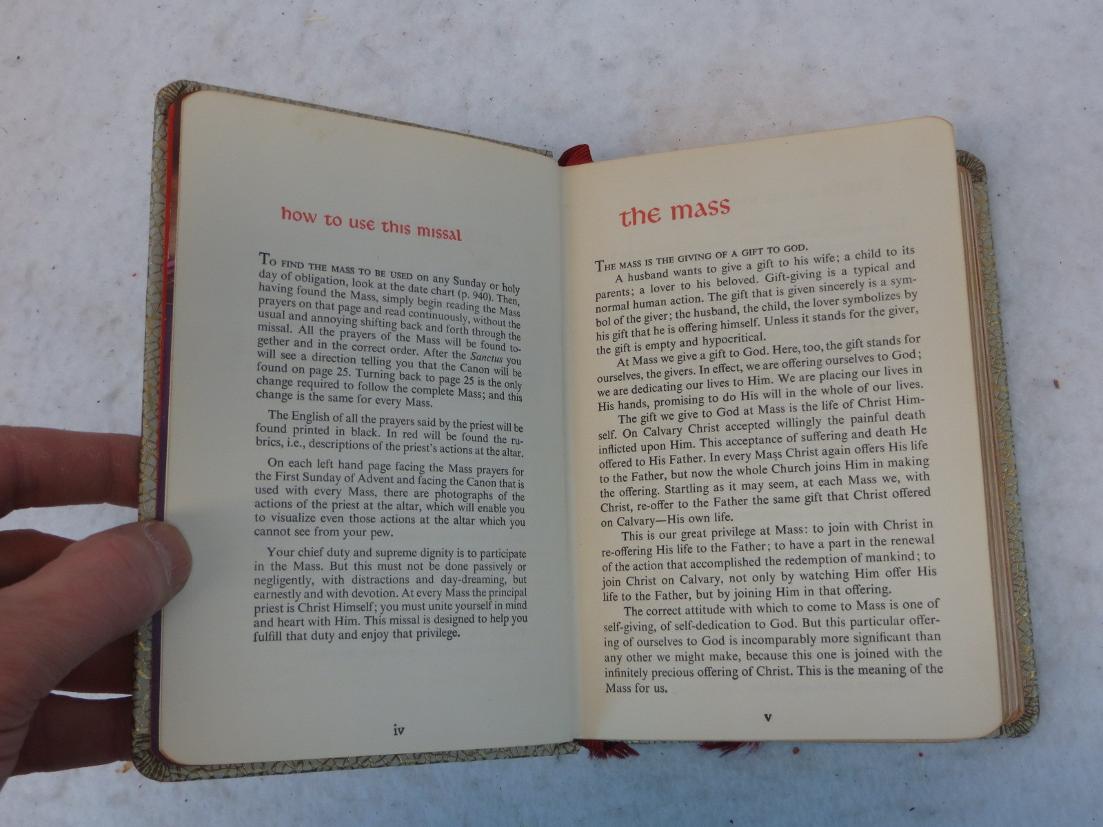 THE CATHOLIC MISSAL The Catholic Press 1959 HC