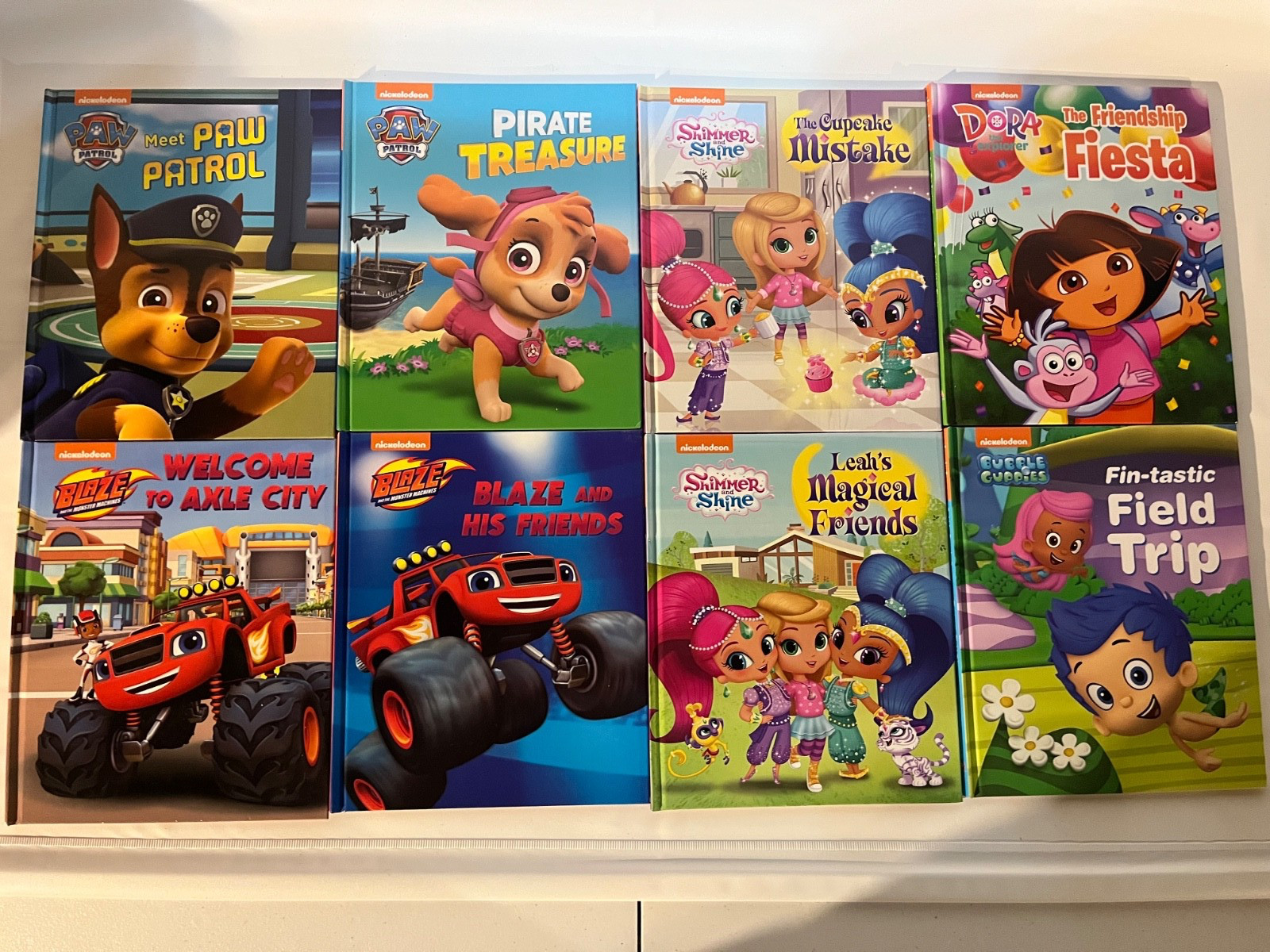Lot Of 8 Paw Patrol Books/Misc For ME READER Or Read Alone Hardcover