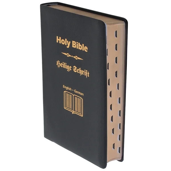 English/German Parallel Bilingual Bible KJV Luther Heilige Schrift Indexed