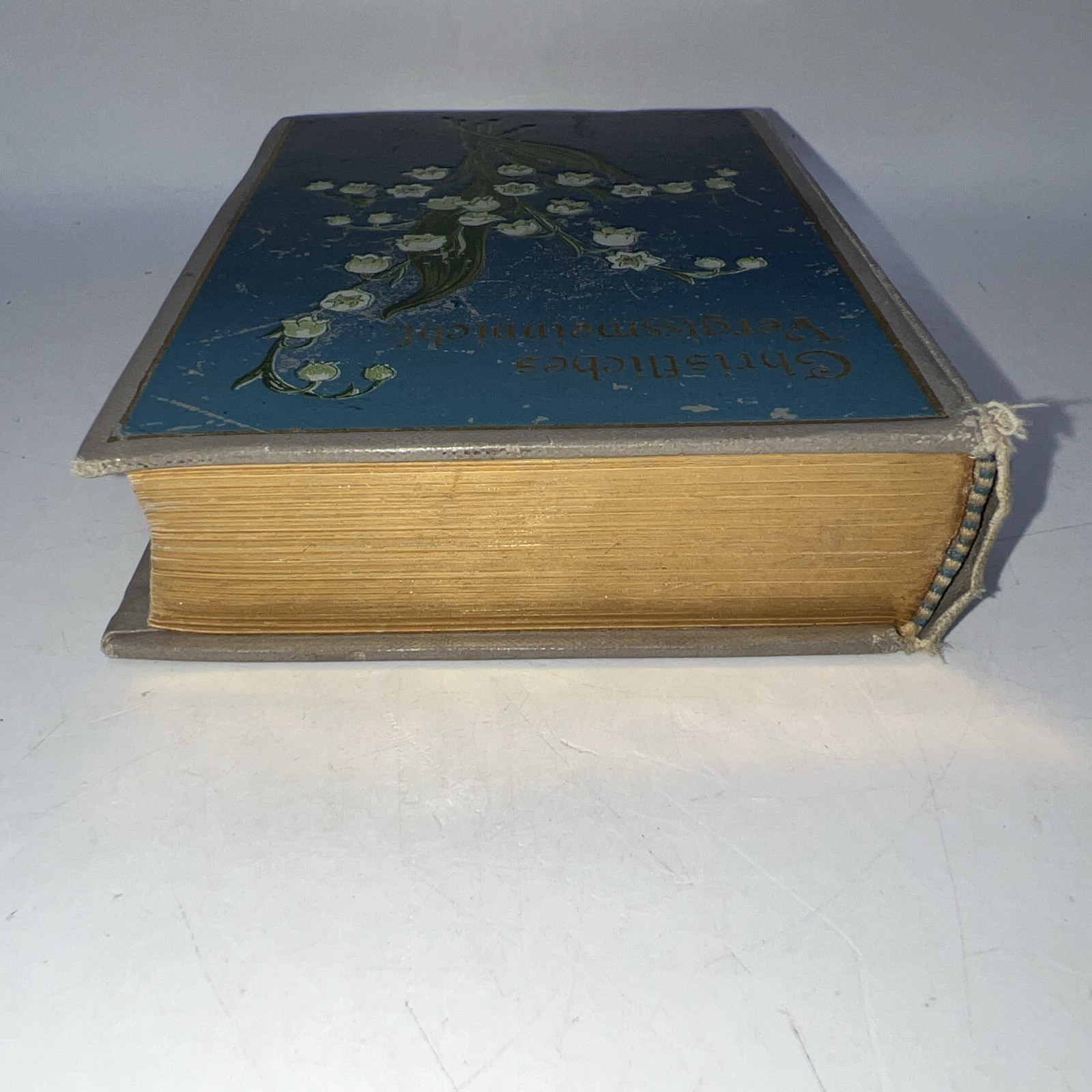 Vintage Forget Me Not German Prayer Book “Christliches Vergissmeinnicht”