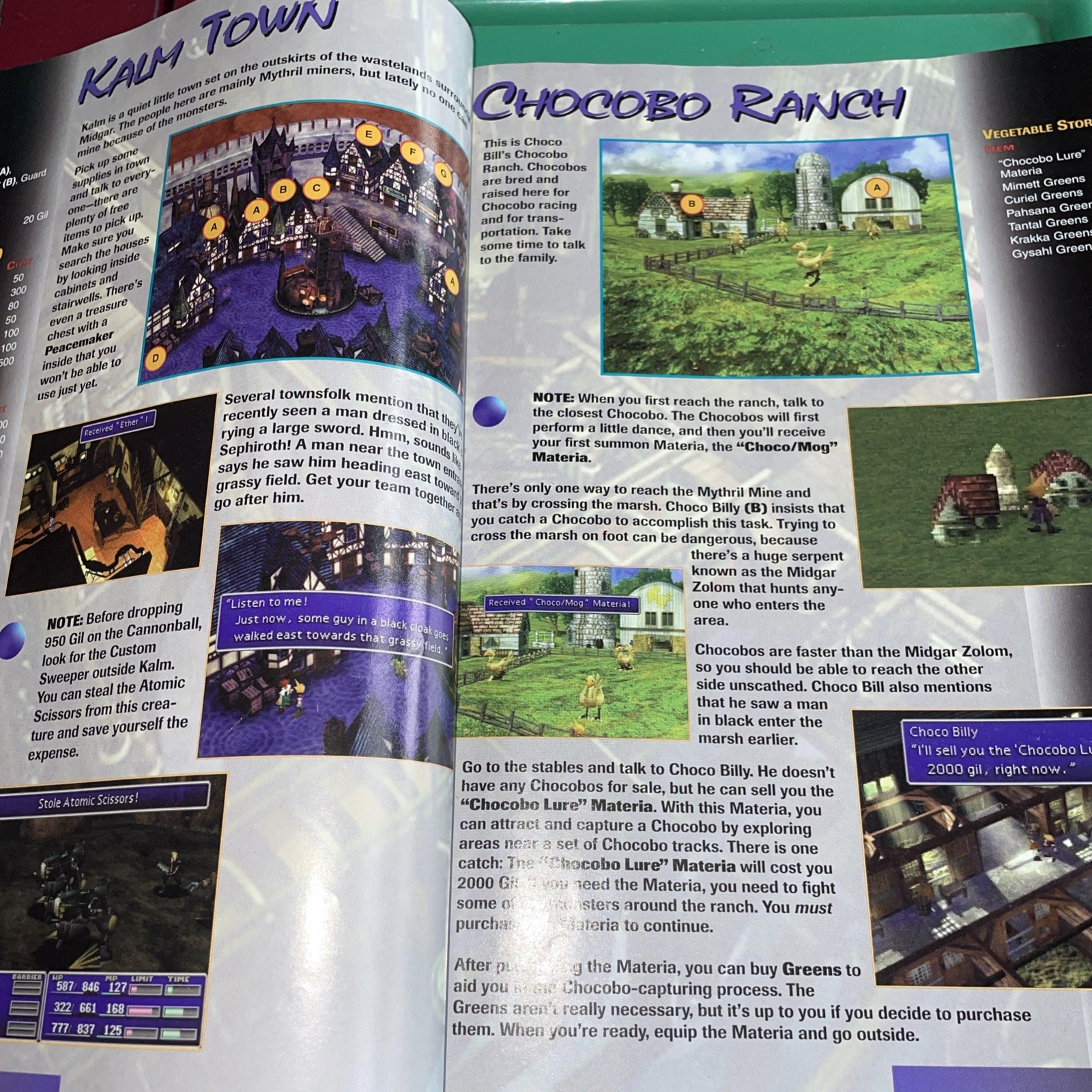 FINAL FANTASY VII BRADY GAMES STRATEGY GUIDE VERY RARE 1ST COVER! FF7