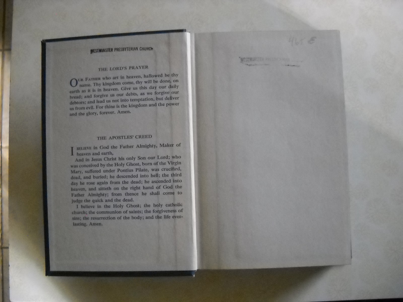 VTG THE WORSHIPBOOK HARD COVER THE WESTMINSTER PRESS COMPANY 1970, 2nd PRINTING