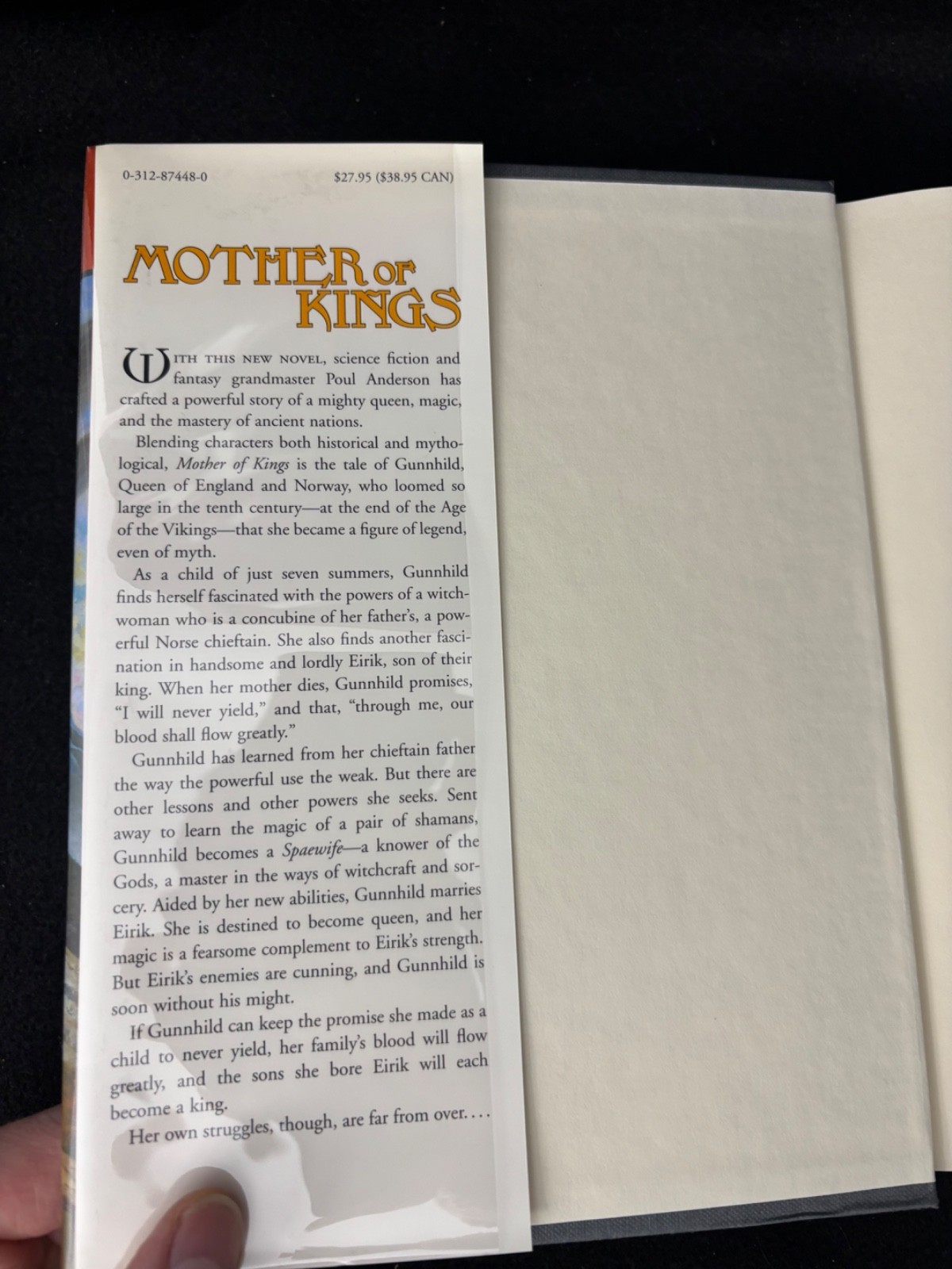 NEW MINT* Mother of Kings By Poul Anderson 1st/1st Edition HARDCOVER