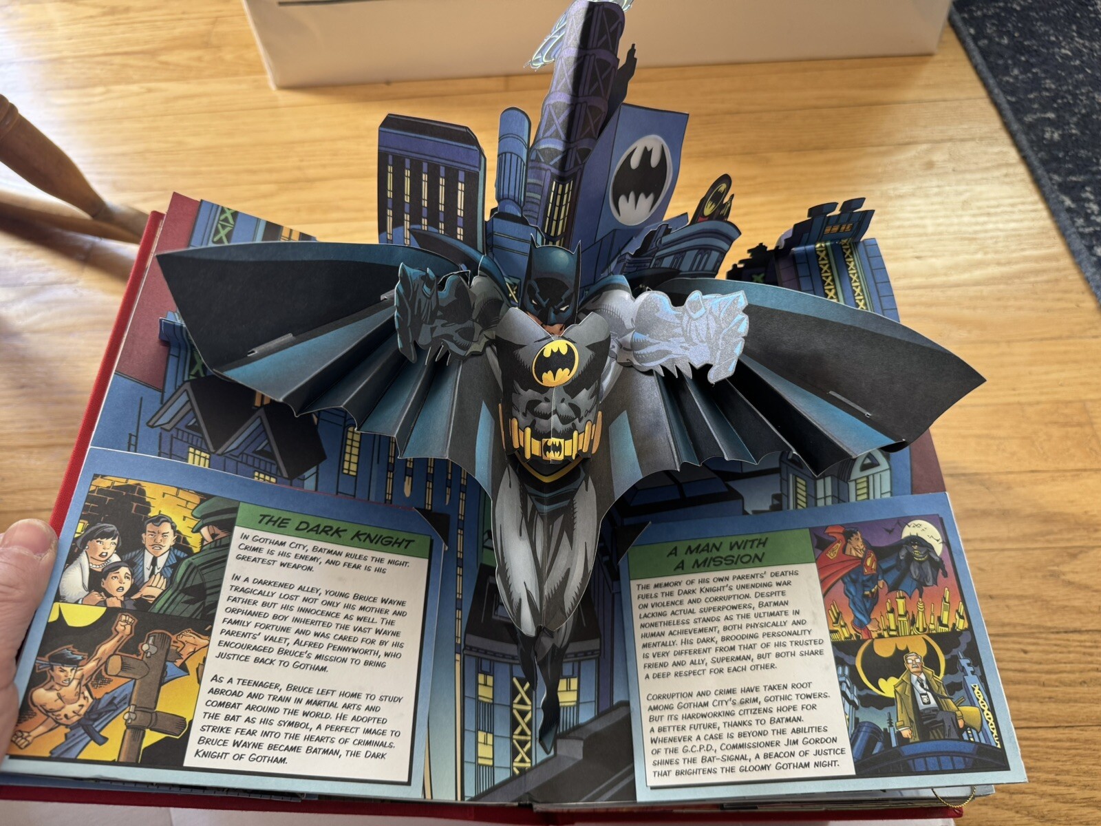 Limited Edition: DC Super Heros Pop Up Book Matthew Reinhart Signed Numbered 1st
