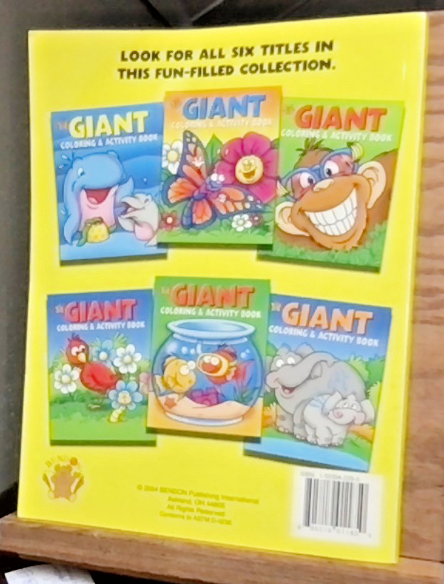 Giant Coloring & Activity book All Pages Untouched and Anxious for your Colorers