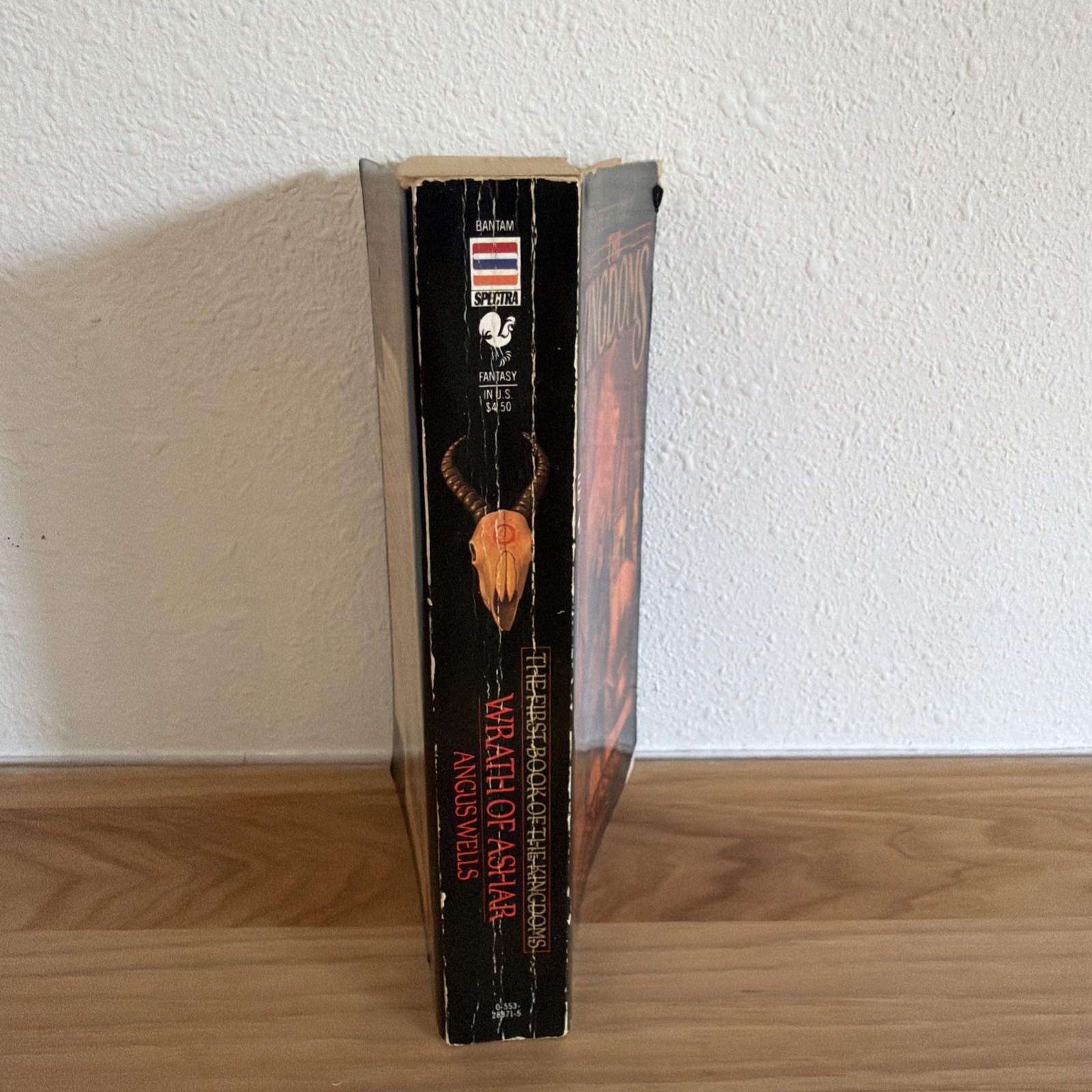 Wrath of Ashar Fantasy Paperback Book by Angus Wells from Bantam Books 1990