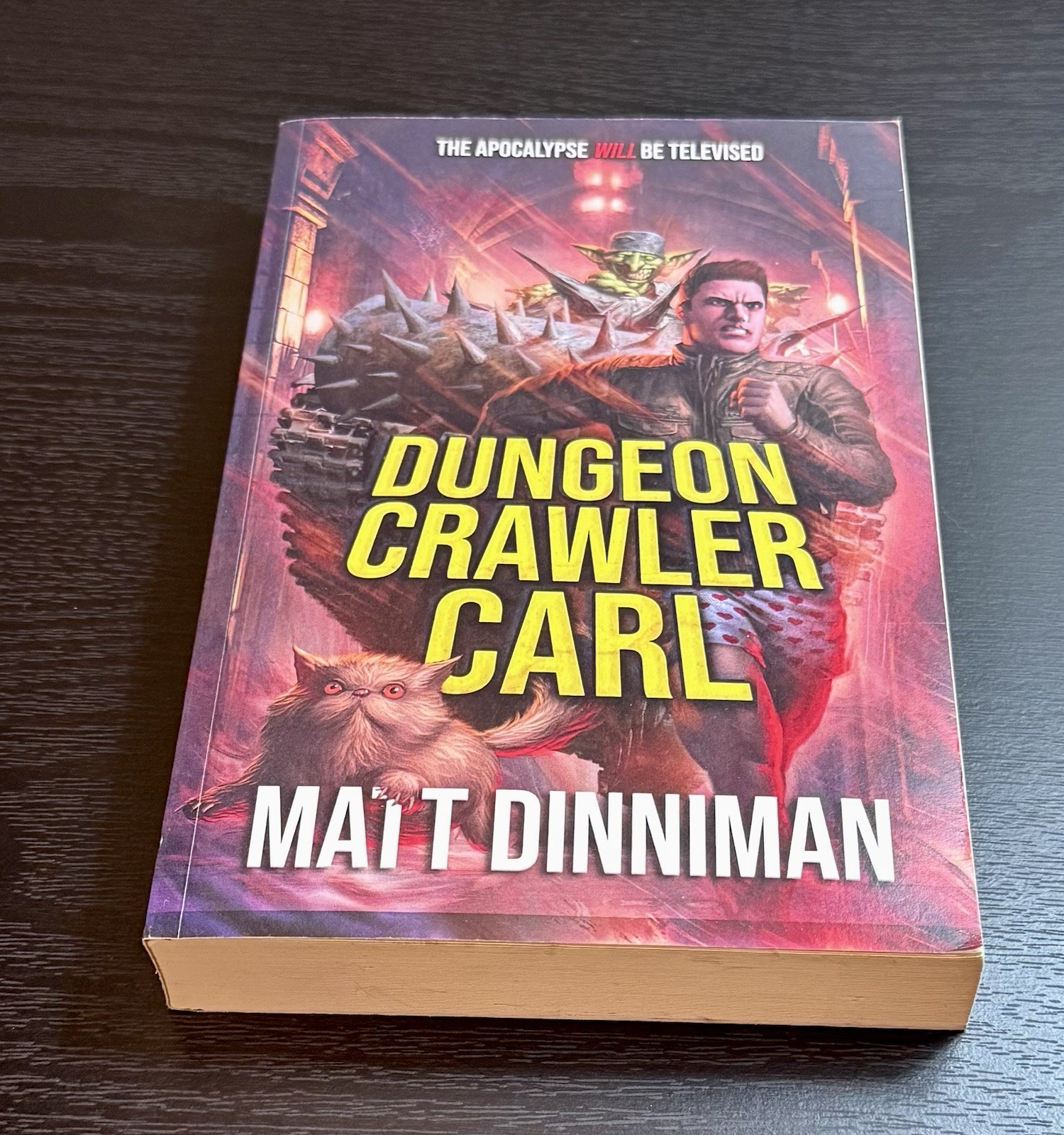 SIGNED Dungeon Crawler Carl Paperback Set 1-7 OOP Matt Dinniman