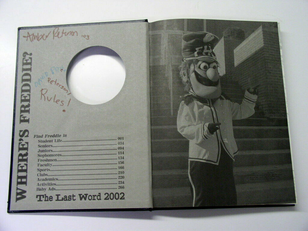 “The Last Word” 2002 Frederick High School Yearbook – Md – Maryland – 350 Pages!