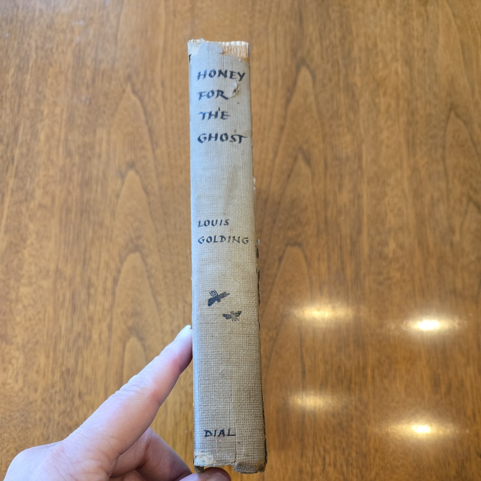 Honey For The Ghost by Louis Golding HC No DJ 1949 Dial Press Cood Condition