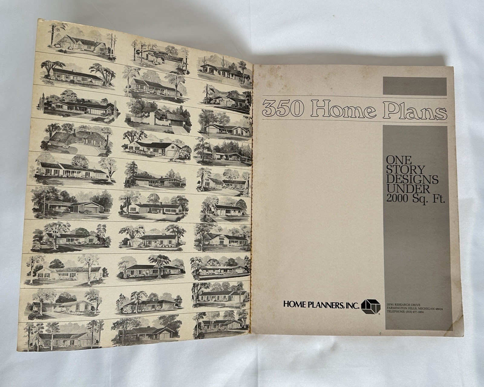 350 Home Plans One Story Designs Under 2000 Sq Ft Home Planners 1982