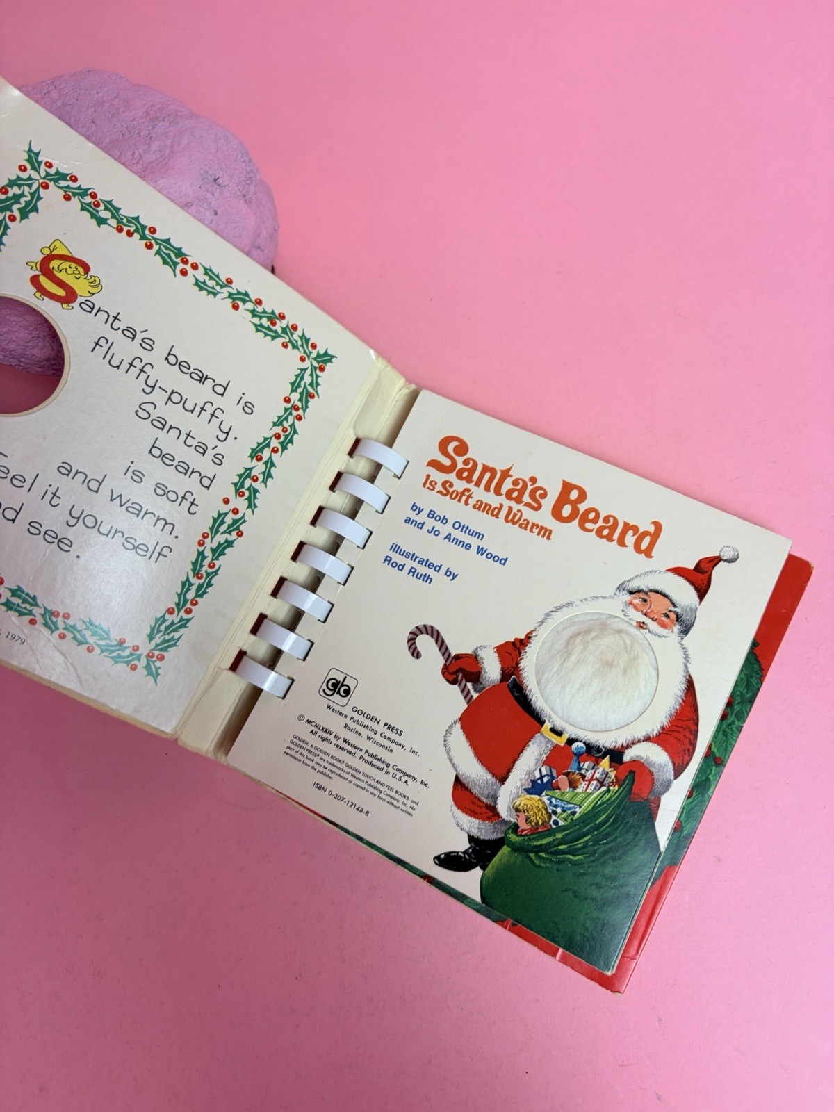 Santa’s Beard Is Soft And Warm 1974 Golden Press