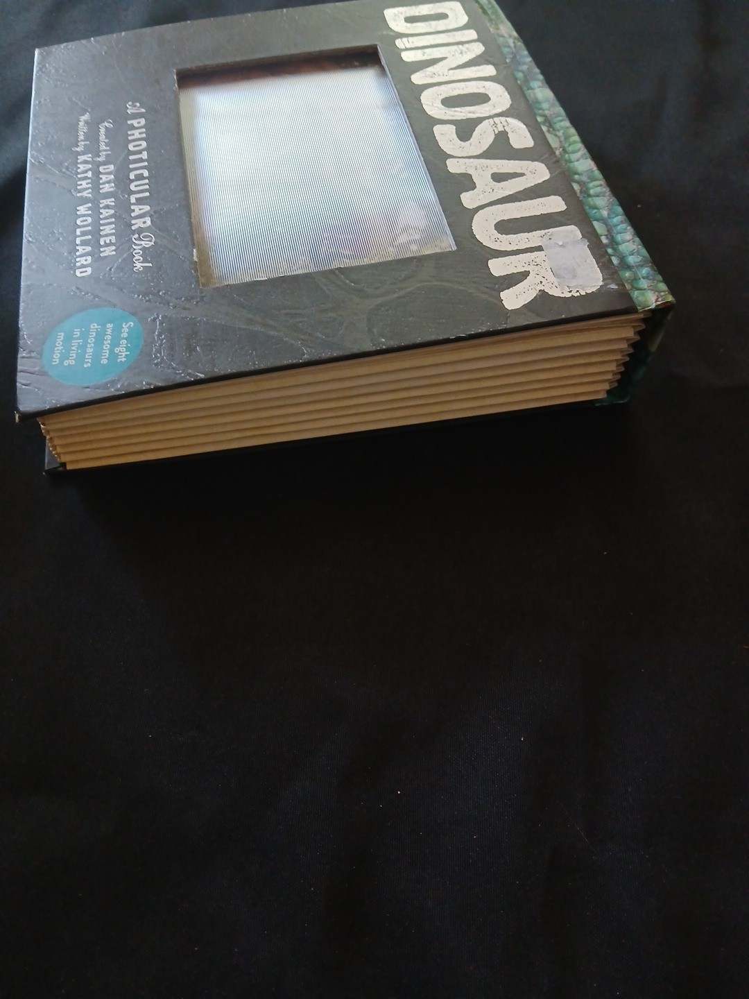 Dinosaur : A Photicular Book by Kathy Wollard and Dan Kainen (2018, Hardcover)