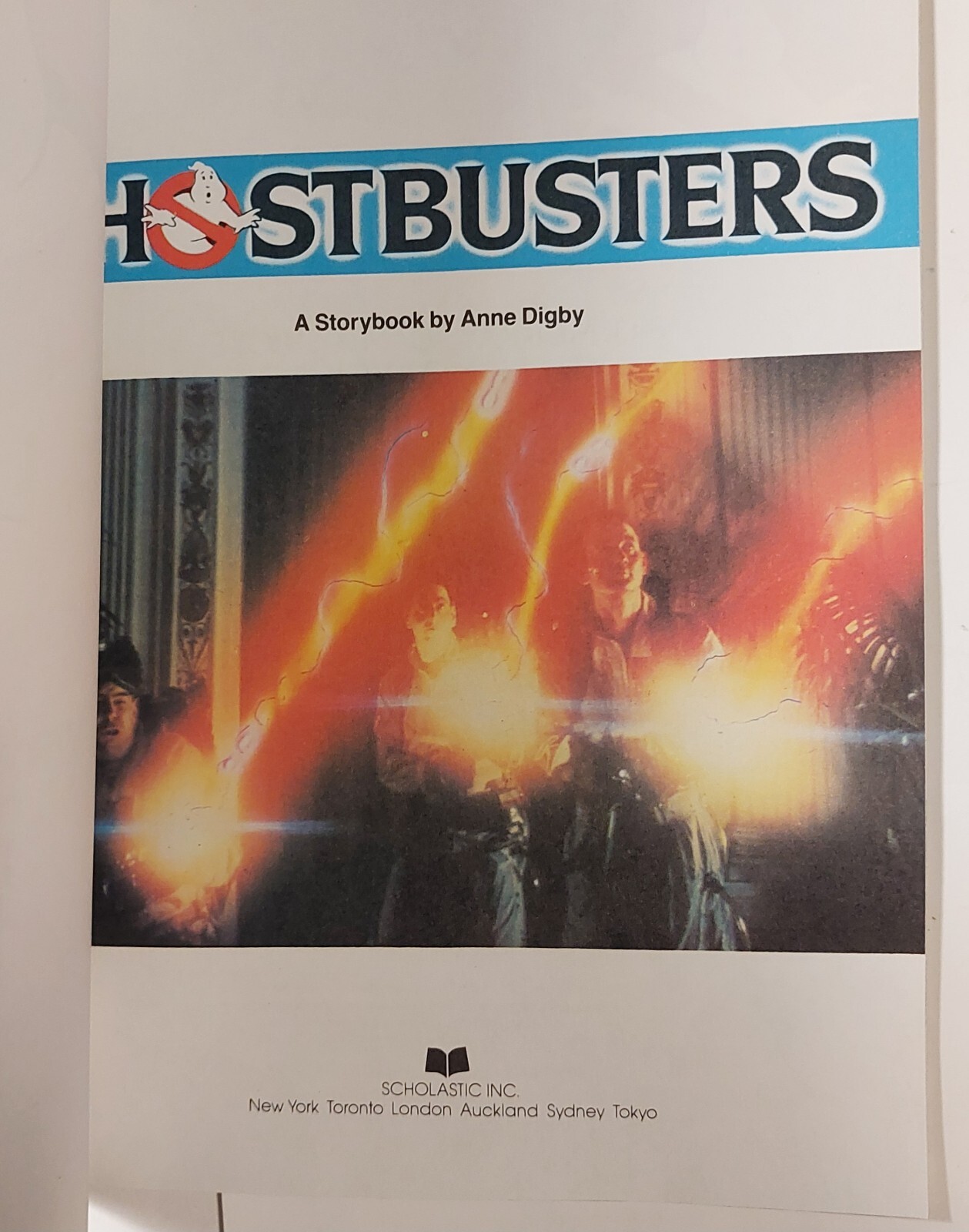 Ghostbusters A Storybook Anne Digby 1984 1st Printing 70 Full-Color Photos Film