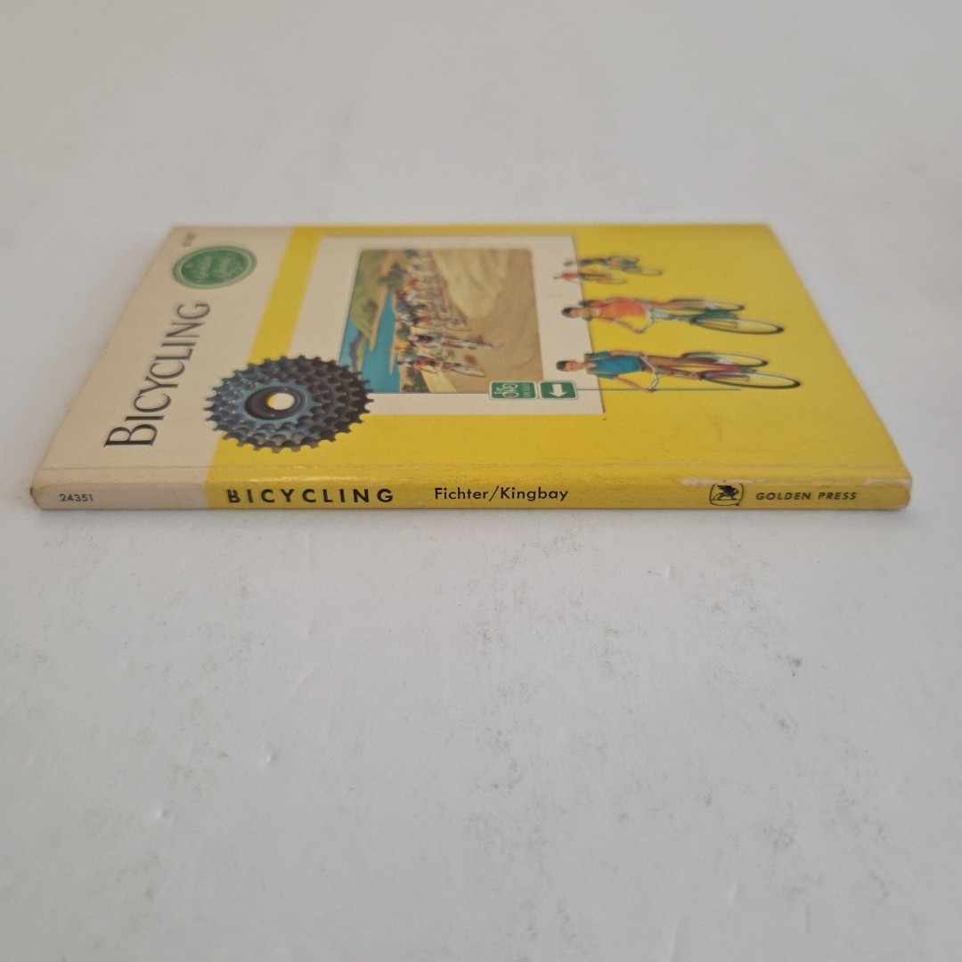 Bicycling: A Golden Guide Book PB ~1972 Small Golden Press 🚲 1st Print