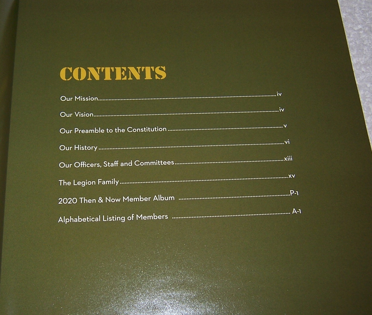 The American Legion, Department of California 2020 Then & Now Member Publication