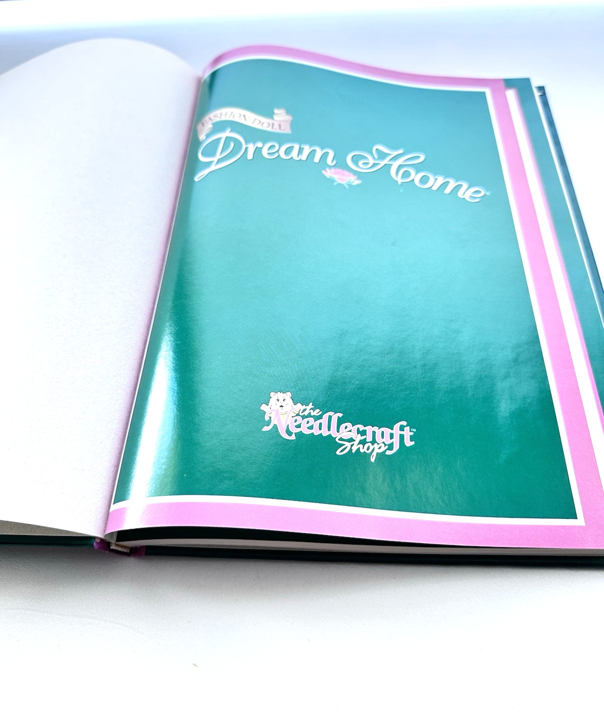 Vtg Fashion Doll Dream House Plastic Canvas Book 1996 1st Edtion Hard Cover EUC