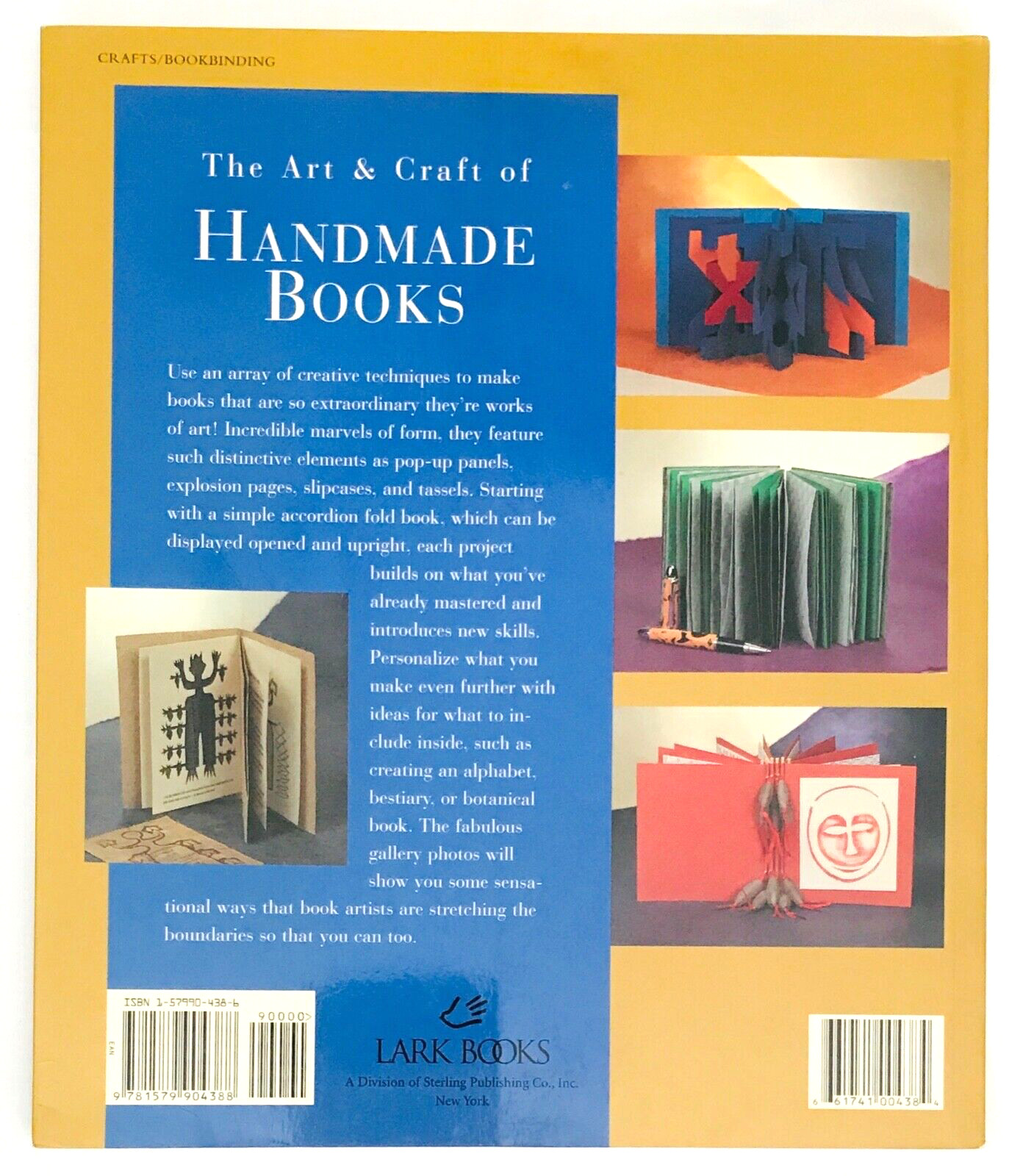 Art & Craft of Handmade Books by Shereen LaPlantz Lark Books Paperback 128 pp