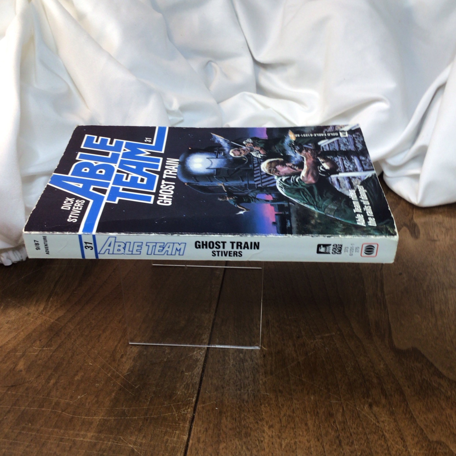 Ghost Train, by Dick Stivers (1987, Mass Market) Able Team