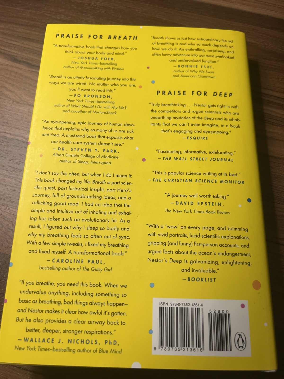 Breath: The New Science of a Lost Art, James Nestor 2020