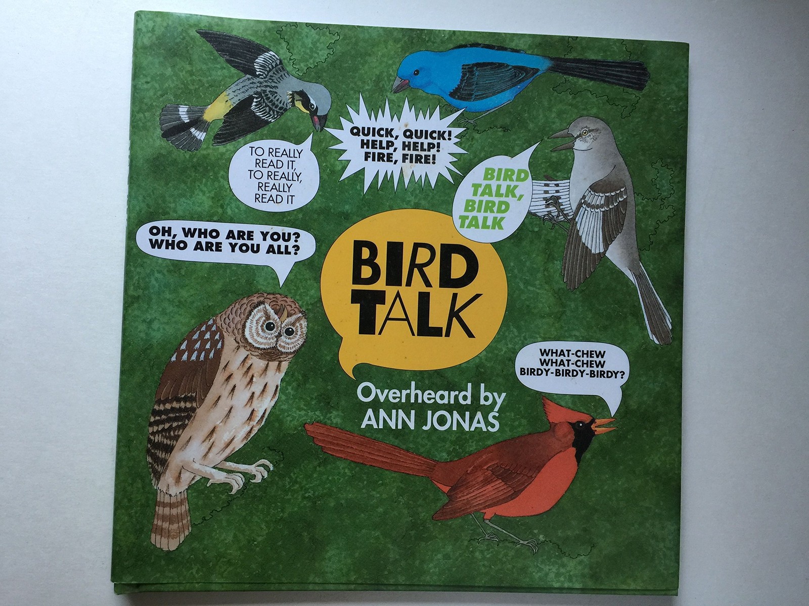 Bird Talk – hardcover Jonas, Ann