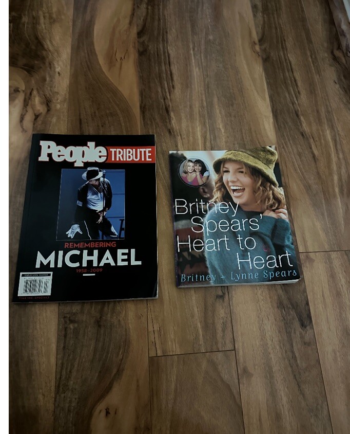 Bundle Of Two Books On Pop Icons Michael Jackson And Britney Spears