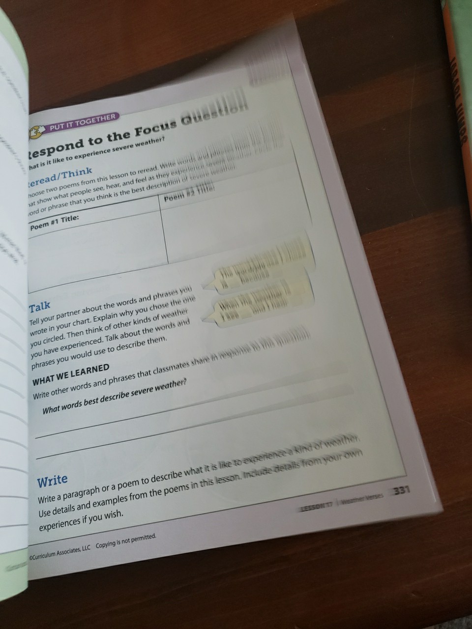 3rd Gr. i-Ready Magnetic Reading , Student Workbook, Grade 3