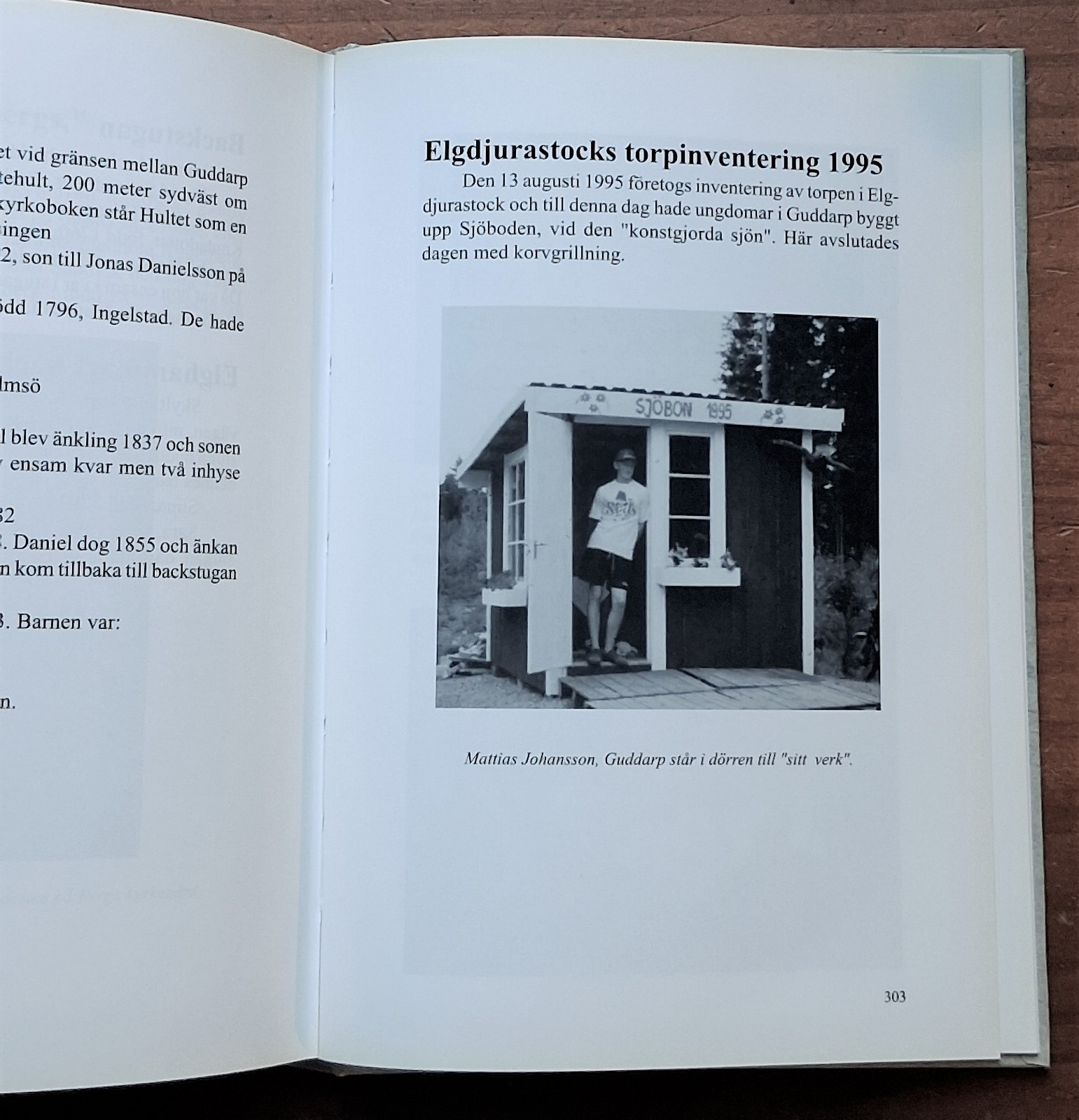 Guddarp & Elgdjurastock Jonsson Sunnerbo Härad Sweden District History Families