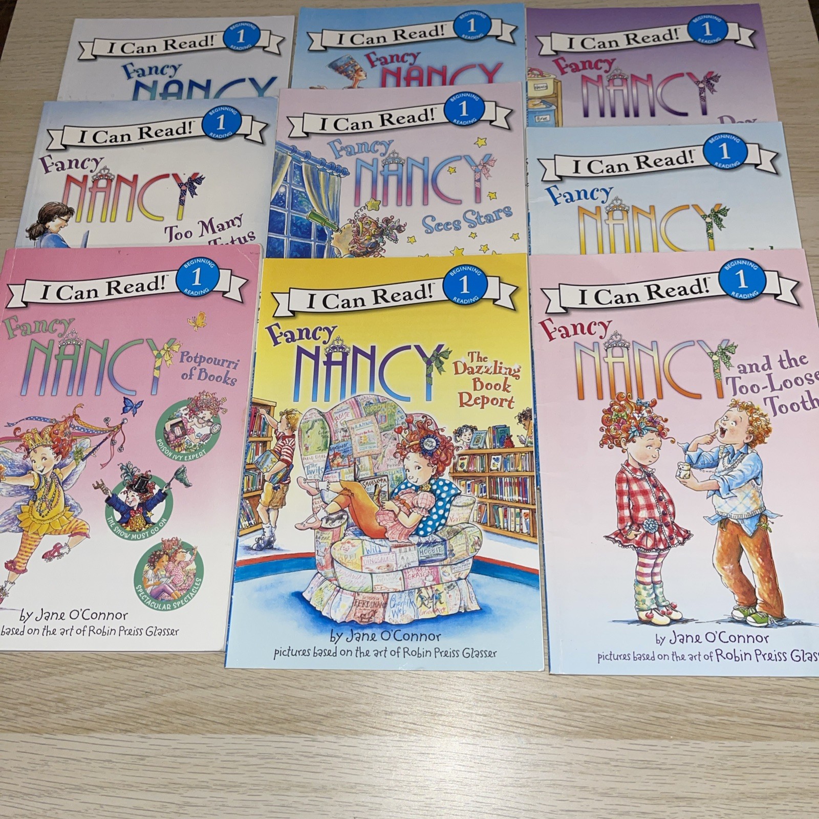 Fancy Nancy I Can Read Phonics Kids Books Lot 9