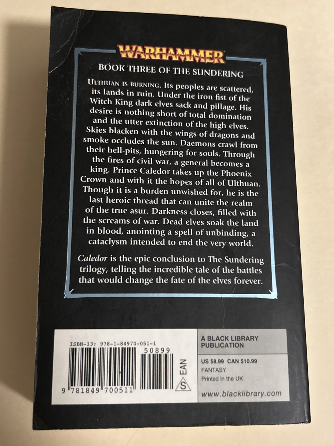Caledor (Time of Legends: The Sundering) by Thorpe, Gav Paperback Very Good