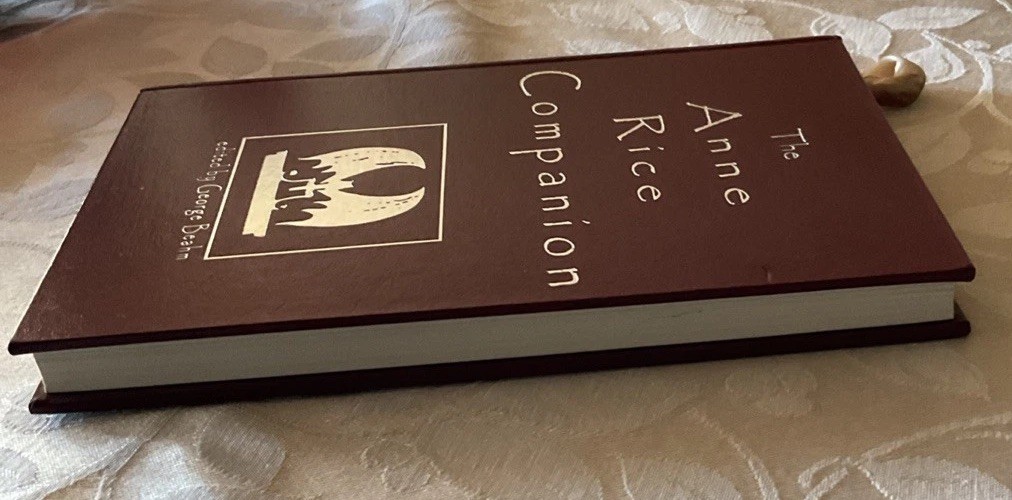 1995 THE ANNE RICE COMPANION BOOK, #52 OF 500, GB INK, GEORGE BEAHM Signed